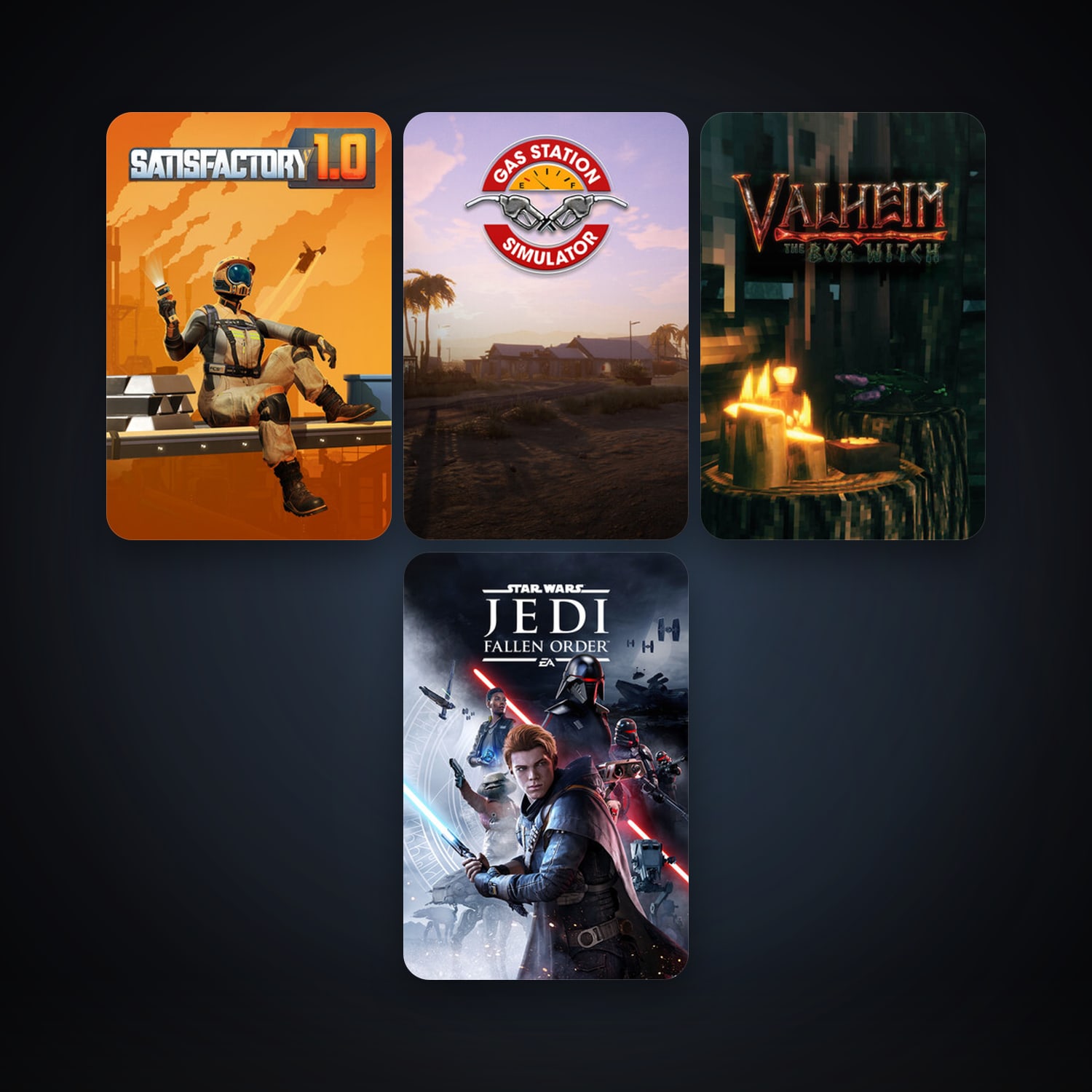 Satisfactory + Disco Elysium, 8 games, clean — HabibiAccounts