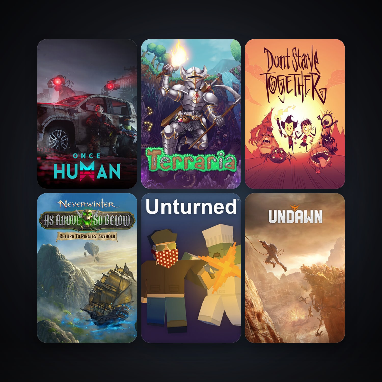 Terraria + Neverwinter, 13 games, clean — HabibiAccounts