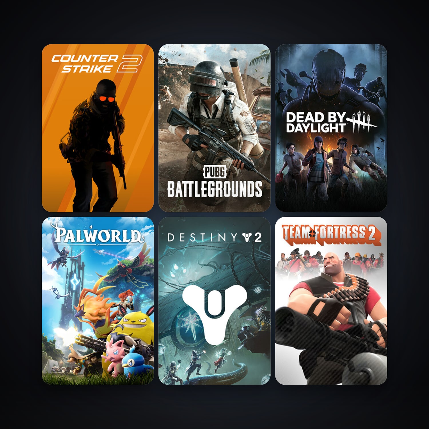 Team Fortress 2 + Left 4 Dead 2, 153 games, Steam 12, clean — HabibiAccounts