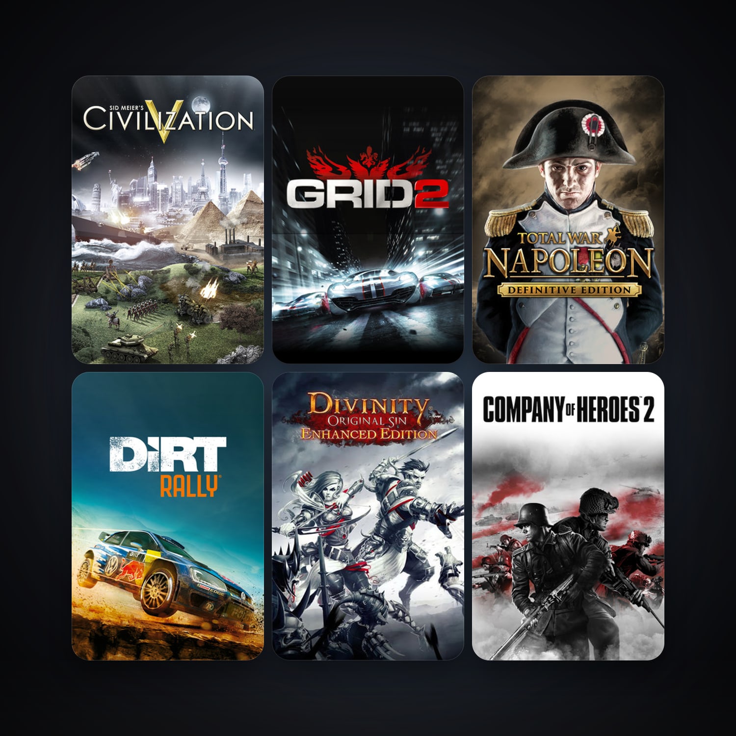 Commandos 3: Destination Berlin + Sid Meier's Civilization V, 15 games, clean — HabibiAccounts