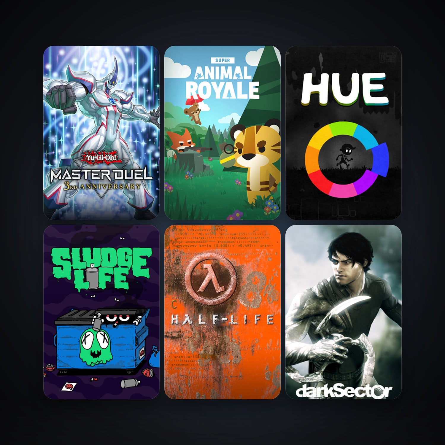 Half-Life + Dark Sector, 27 games, clean — HabibiAccounts