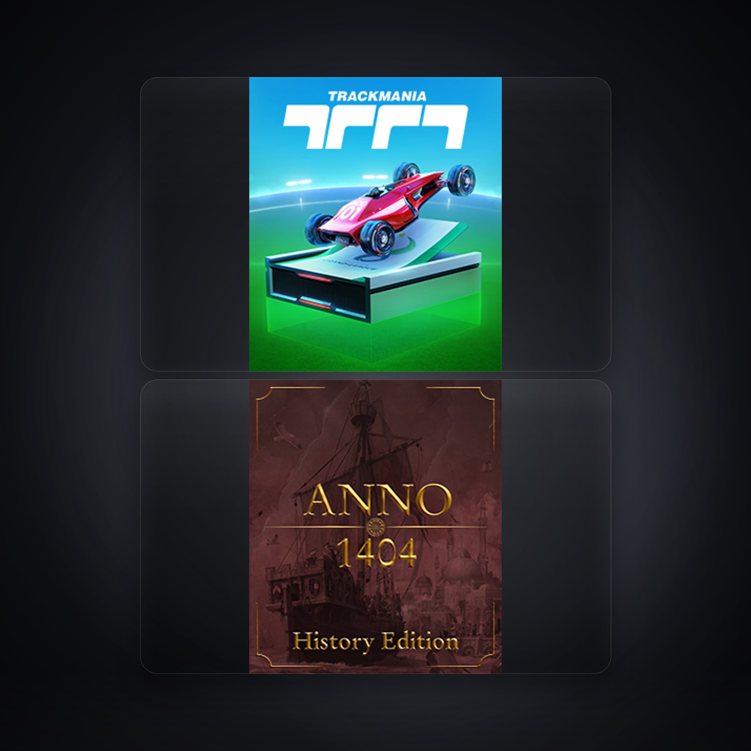 حساب يوبيسوفت فيه Trackmania وAnno 1404 - History Edition، TH — HabibiAccounts