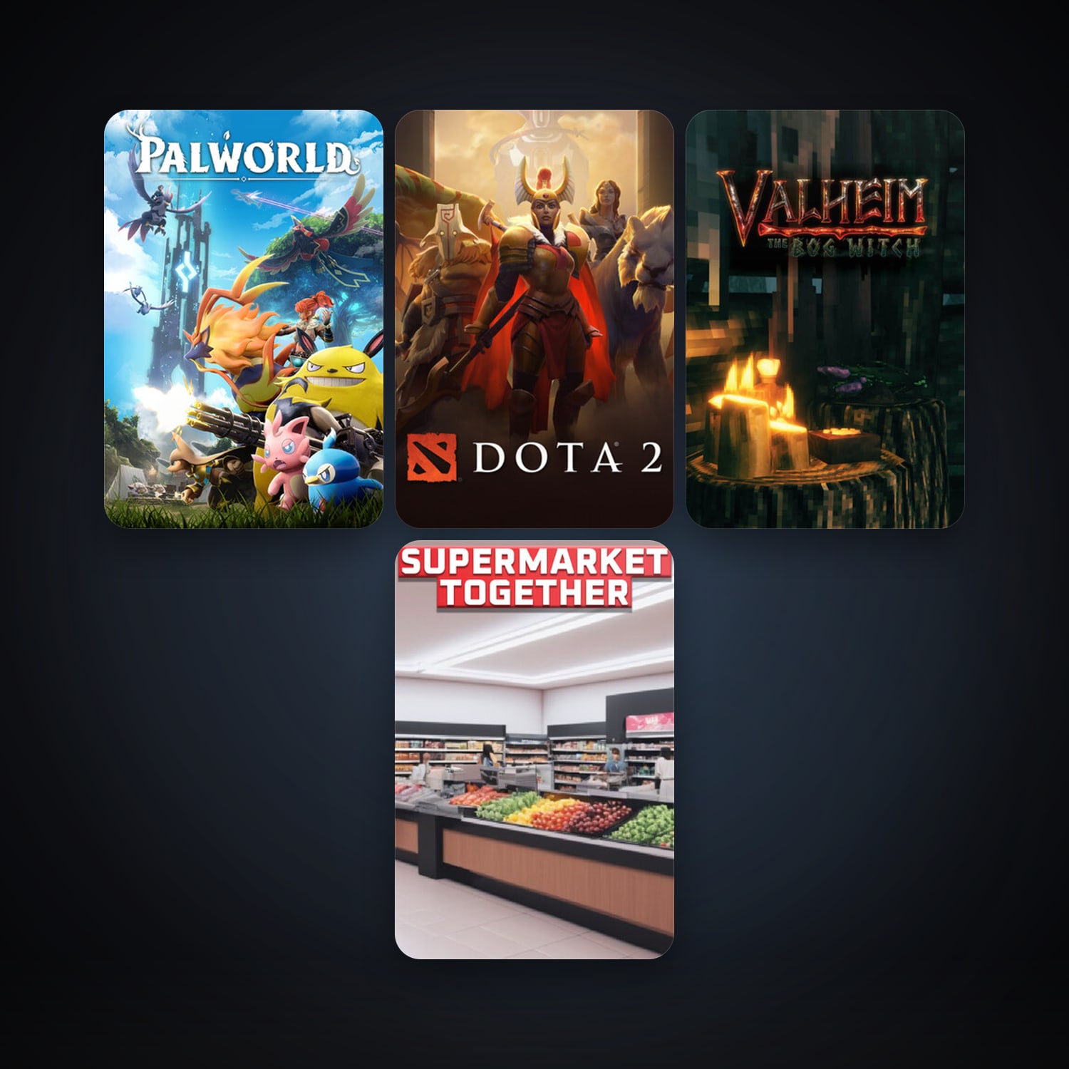 Dota 2 + Valheim, 5 games, clean — HabibiAccounts