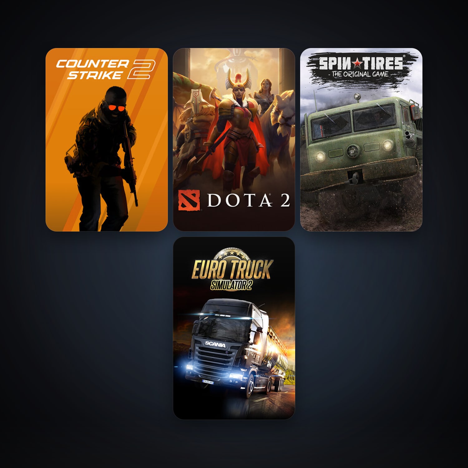 Dota 2 + CS2 Prime, 6 games, clean — HabibiAccounts