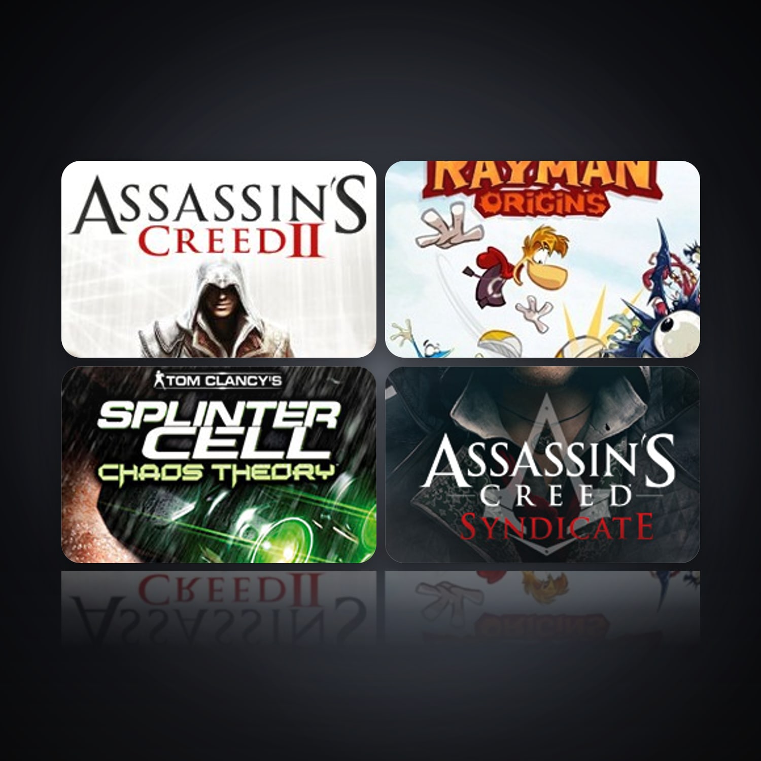 Assassin's Creed II & Rayman Origins | 4 Games — HabibiAccounts