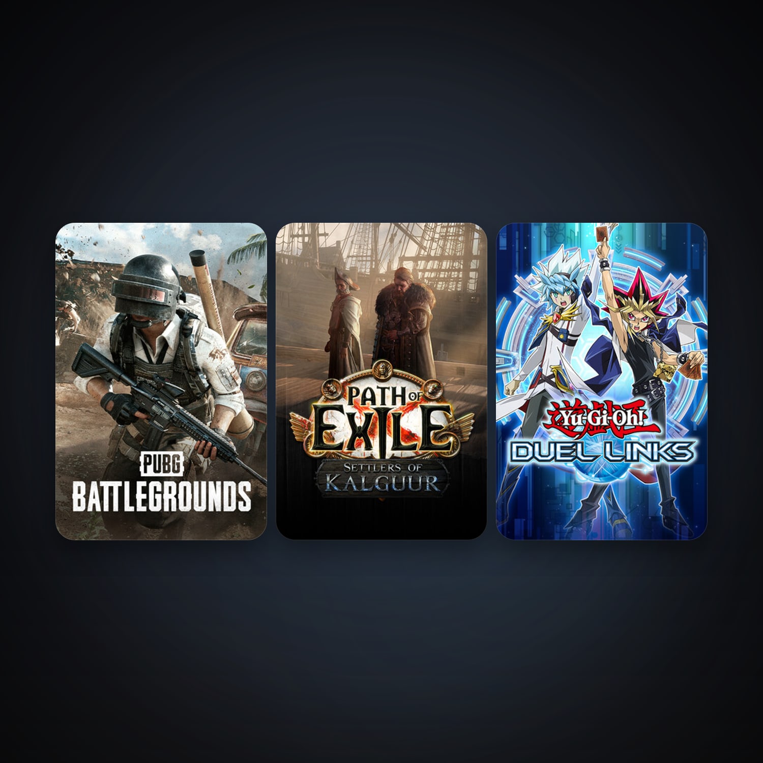 Path of Exile + PUBG: BATTLEGROUNDS, 8 games, clean — HabibiAccounts