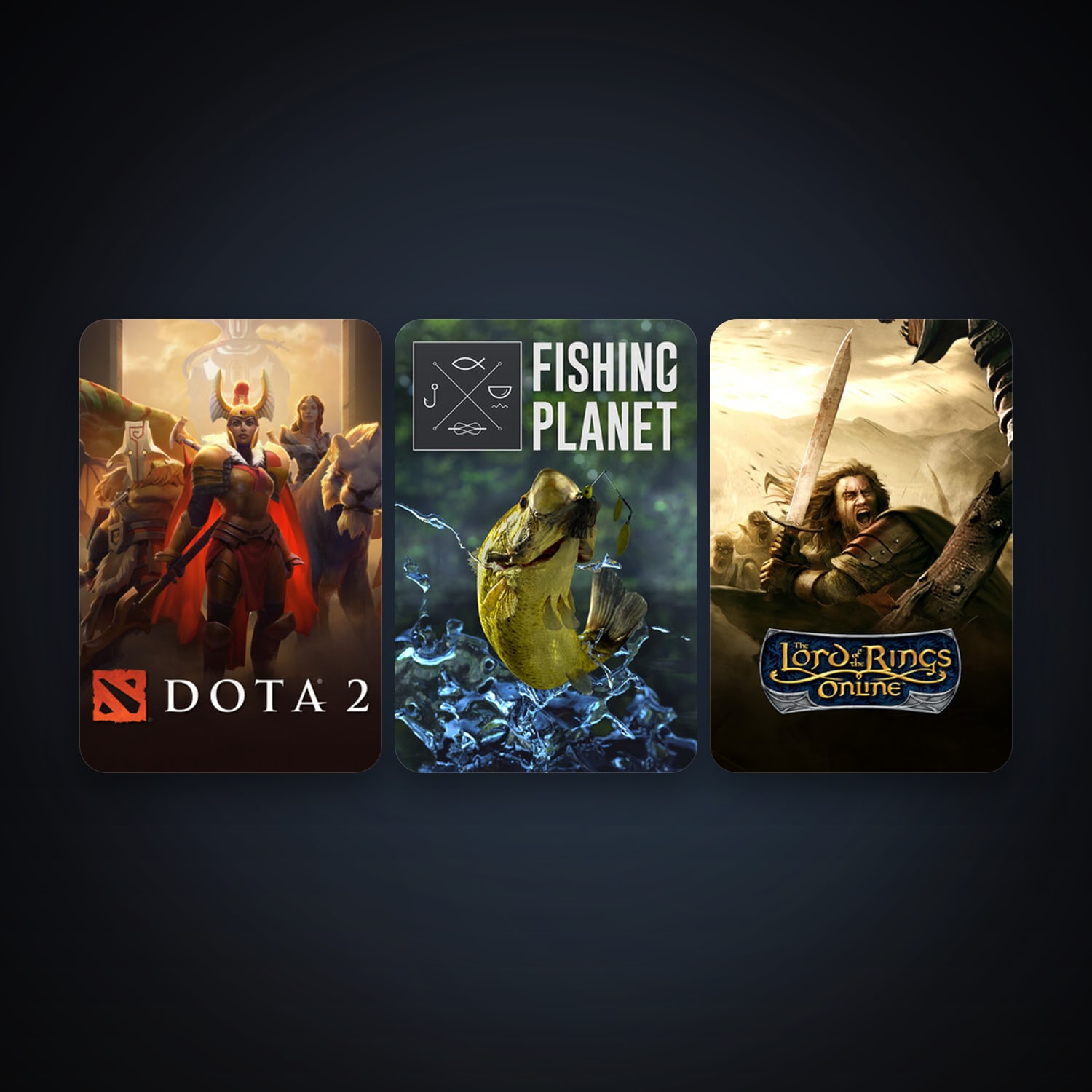 Dota 2 + The Lord of the Rings Online, 24 games, clean — HabibiAccounts