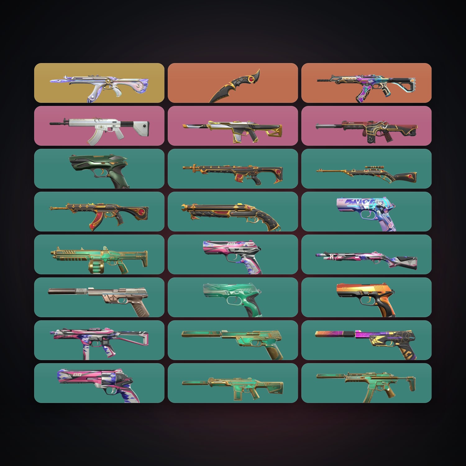 NA Gold 3 locker — 1 knives, 24 skins, lvl 109 — HabibiAccounts