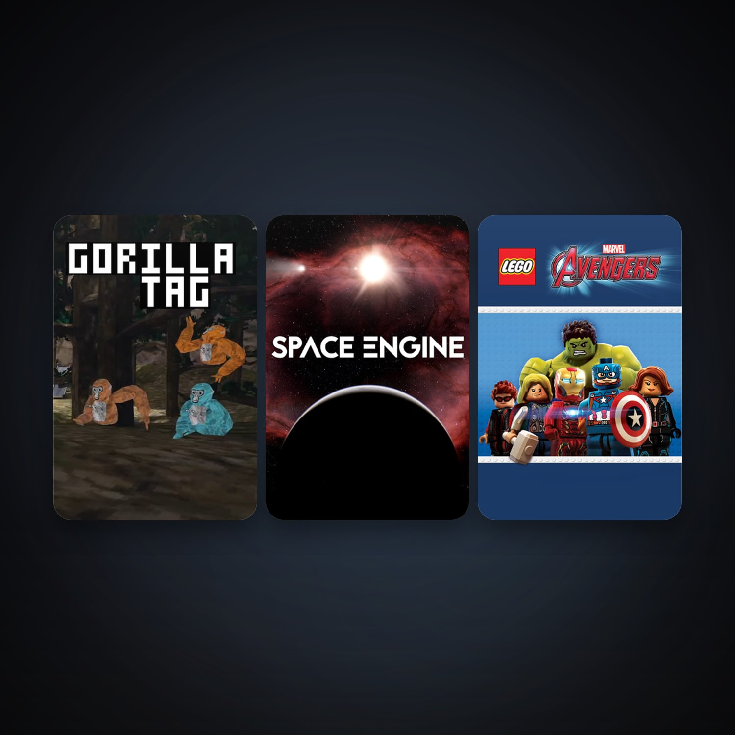 SpaceEngine + LEGO MARVEL's Avengers, 7 games, clean — HabibiAccounts