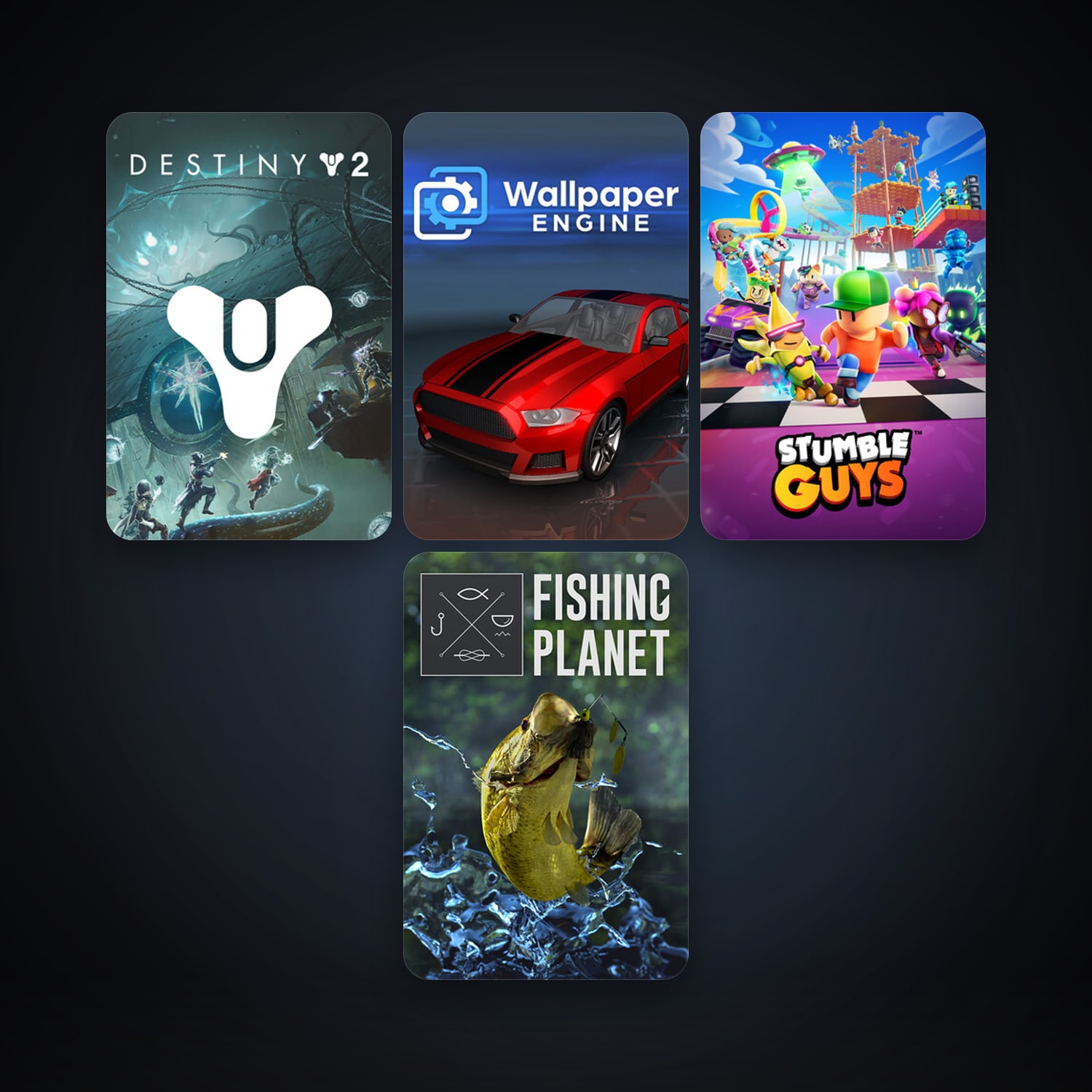 Fishing Planet + Wallpaper Engine, 10 games, clean — HabibiAccounts
