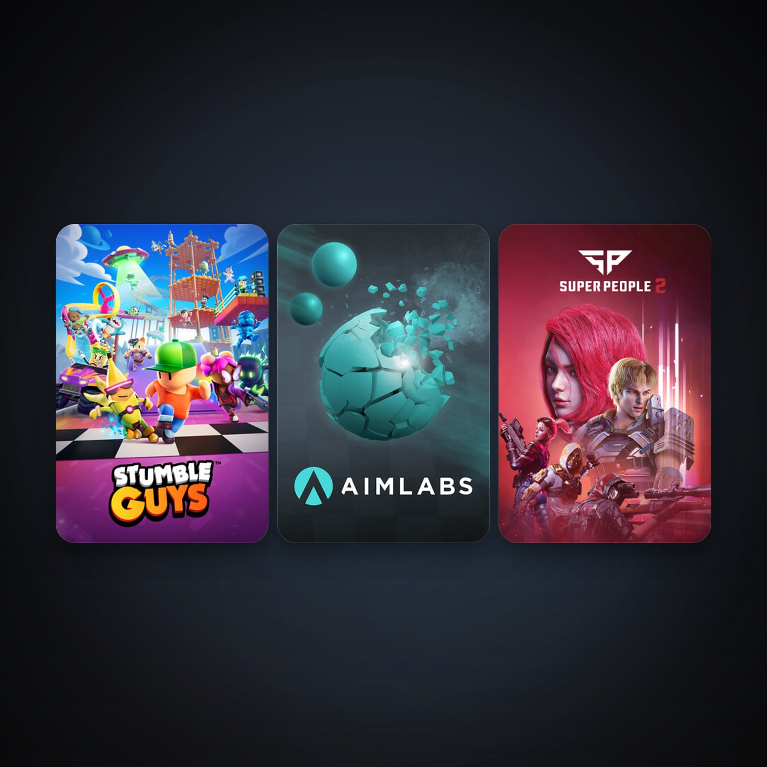Aimlabs + SUPER PEOPLE, 10 games, clean — HabibiAccounts