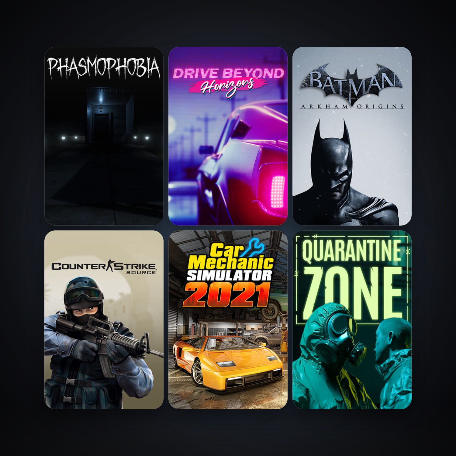 Counter-Strike: Source + Batman: Arkham Origins, 19 games, clean — HabibiAccounts
