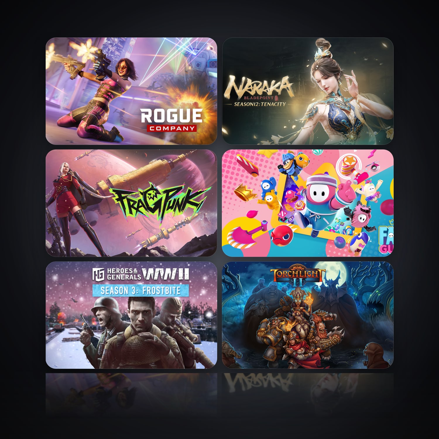 Rogue Company & NARAKA: BLADEPOINT | 11 Games — HabibiAccounts