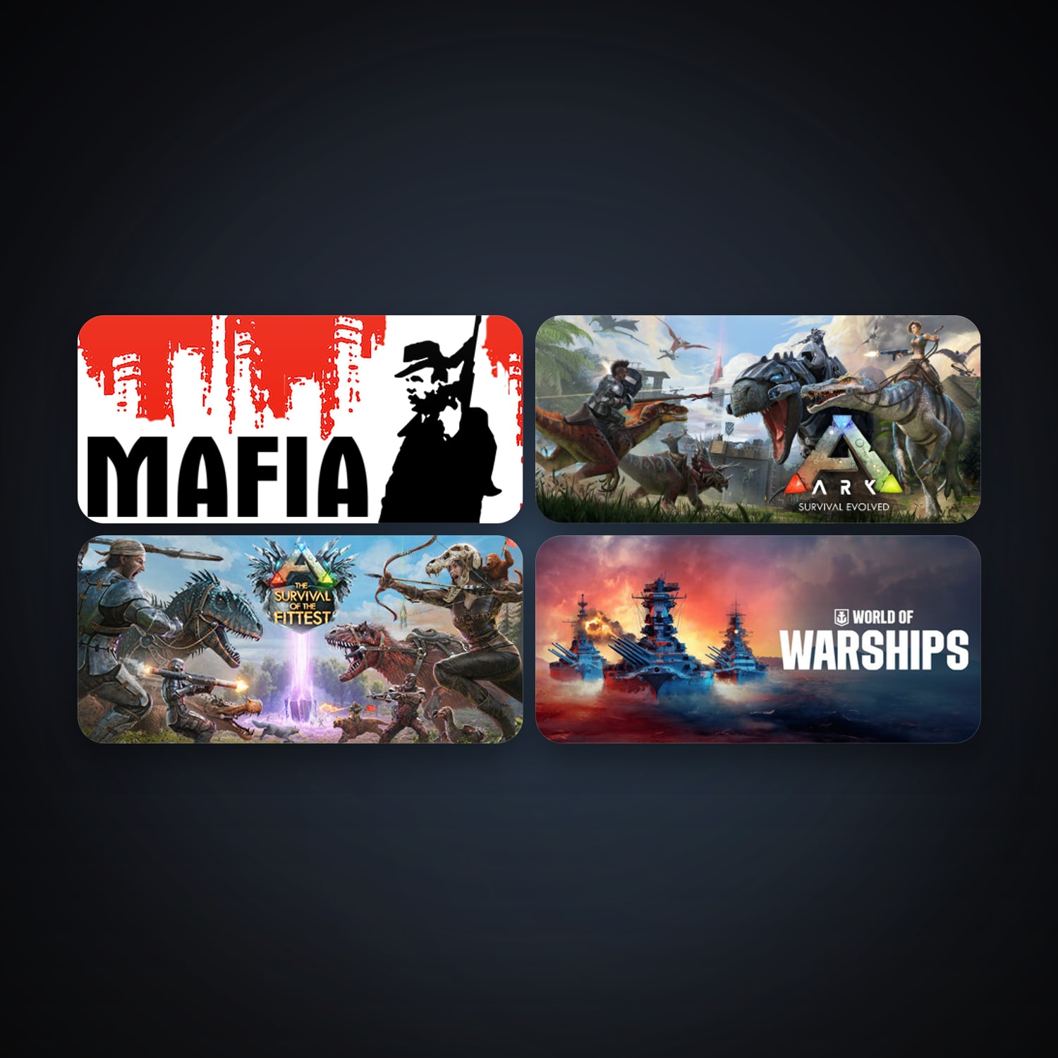 Mafia + ARK: Survival Evolved, 6 games, clean — HabibiAccounts