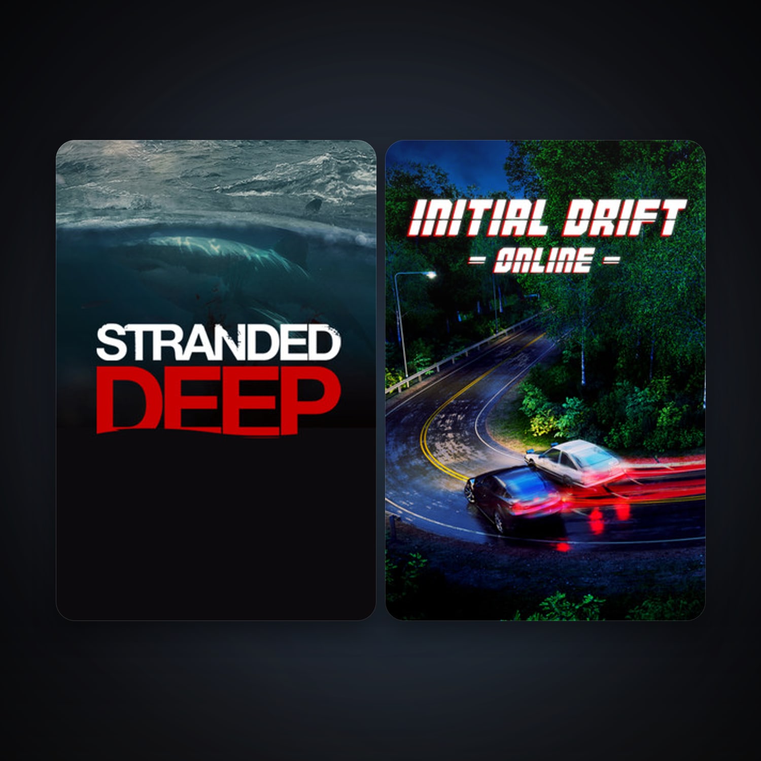 Stranded Deep + Initial Drift Online, 3 games, clean — HabibiAccounts