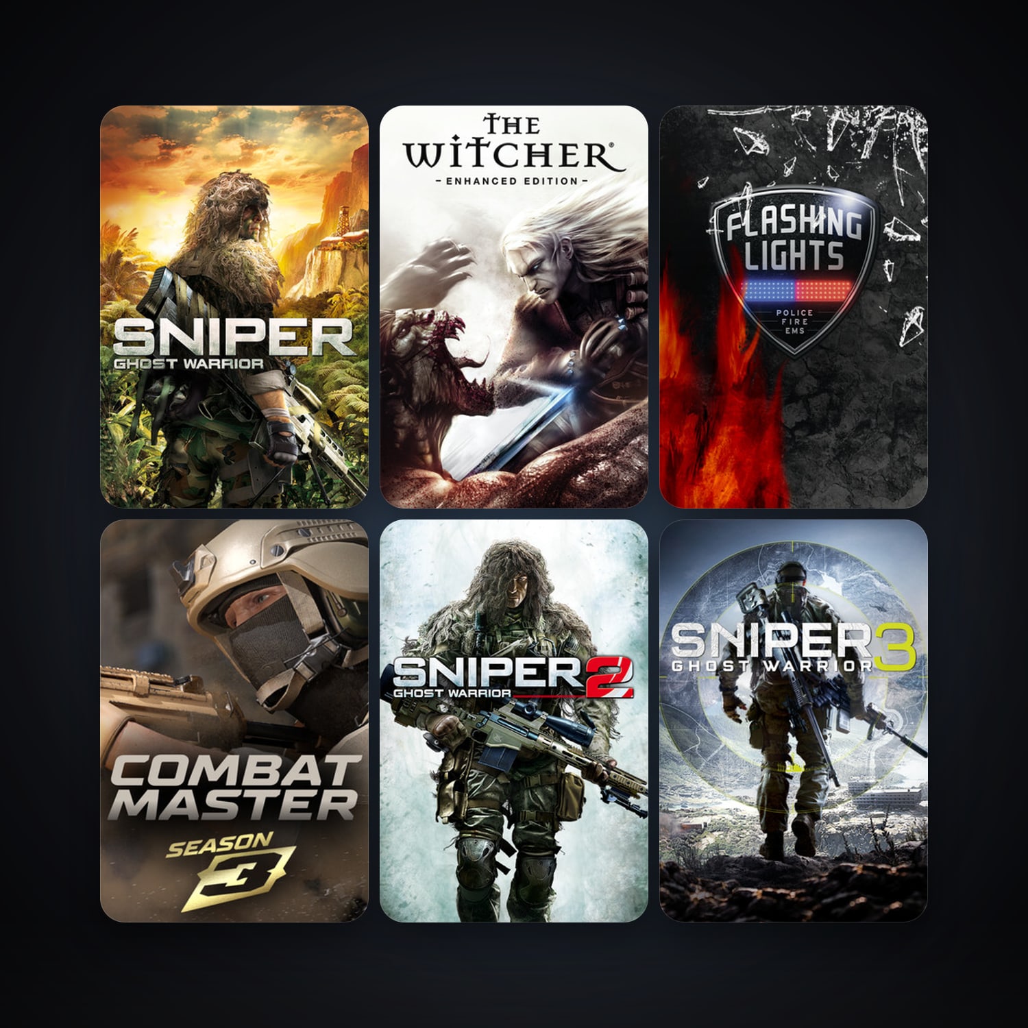 Free CS2 (No Prime) + The Witcher: Enhanced Edition Director's Cut, 9 games, clean — HabibiAccounts