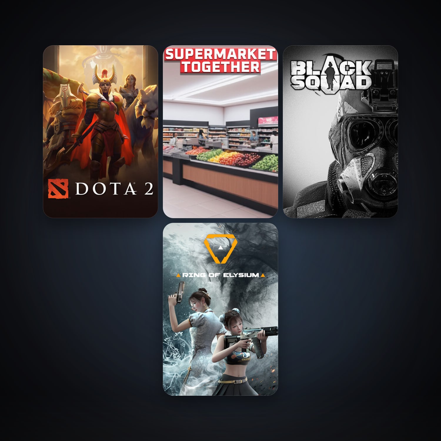 Dota 2 + Black Squad, 9 games, clean — HabibiAccounts
