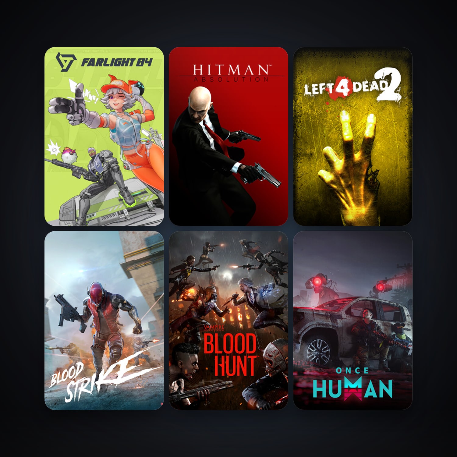 Left 4 Dead 2 + Hitman: Absolution, 12 games, clean — HabibiAccounts
