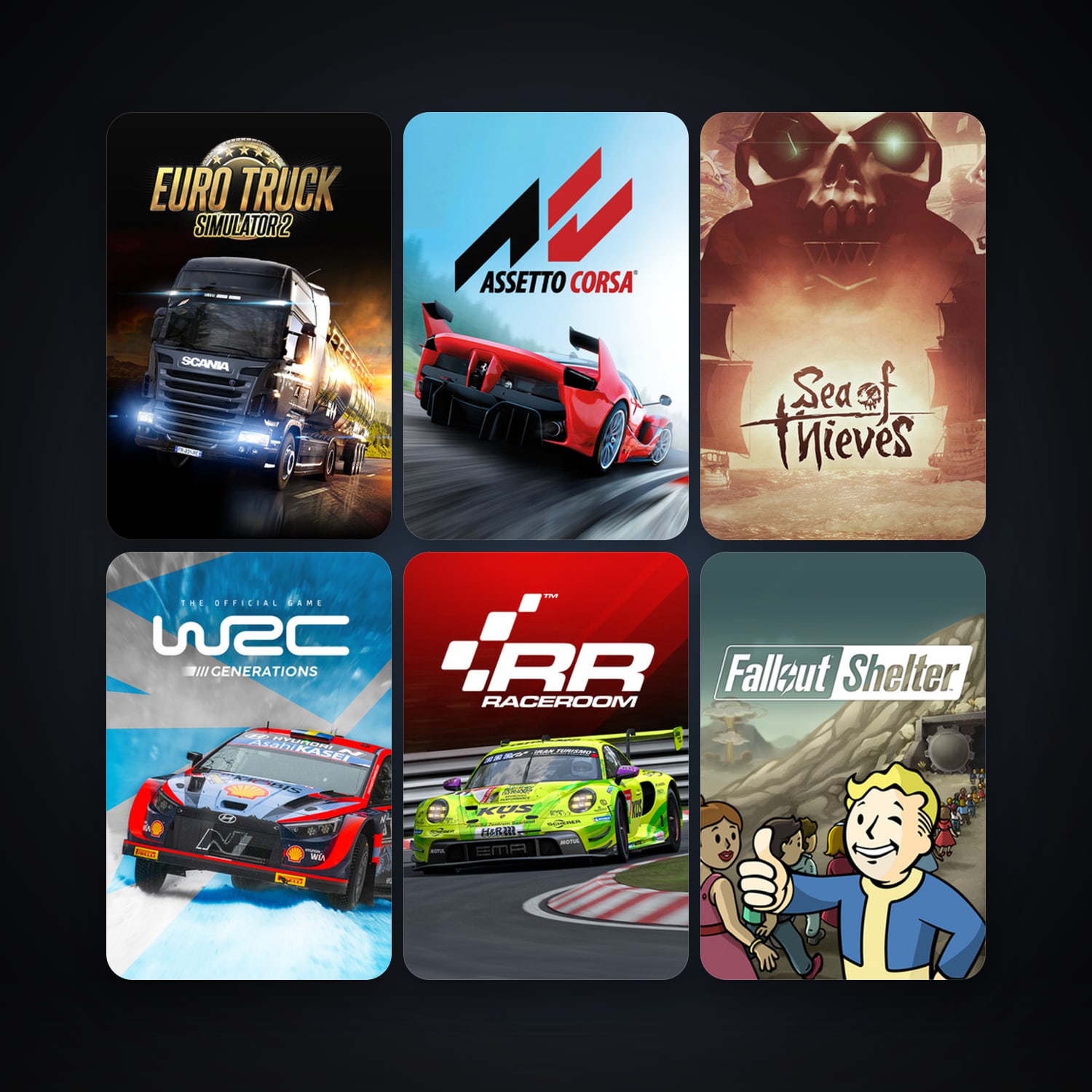 Free CS2 (No Prime) + RaceRoom Racing Experience, 36 games, clean — HabibiAccounts