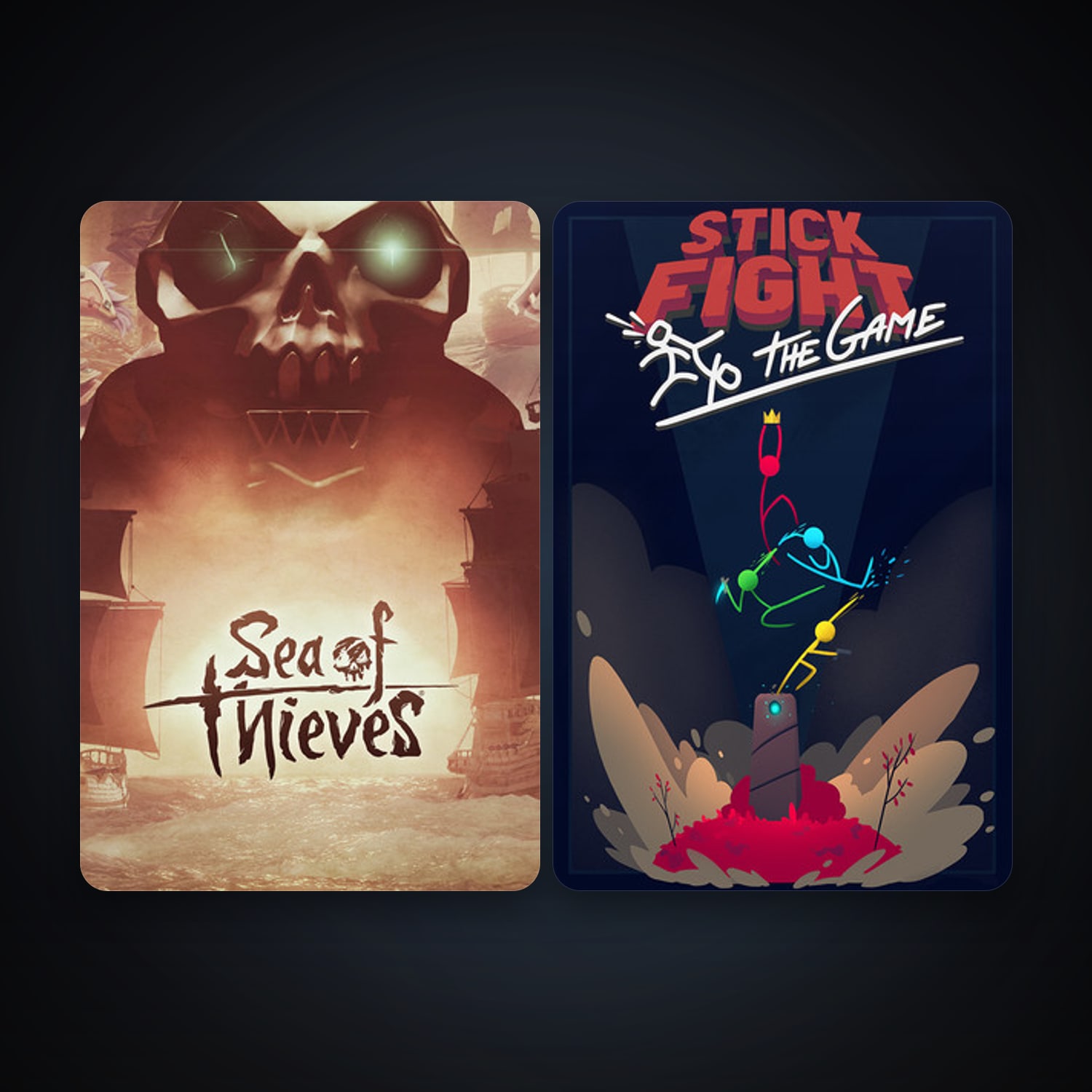 Free CS2 (No Prime) + Stick Fight: The Game, 4 games, clean — HabibiAccounts
