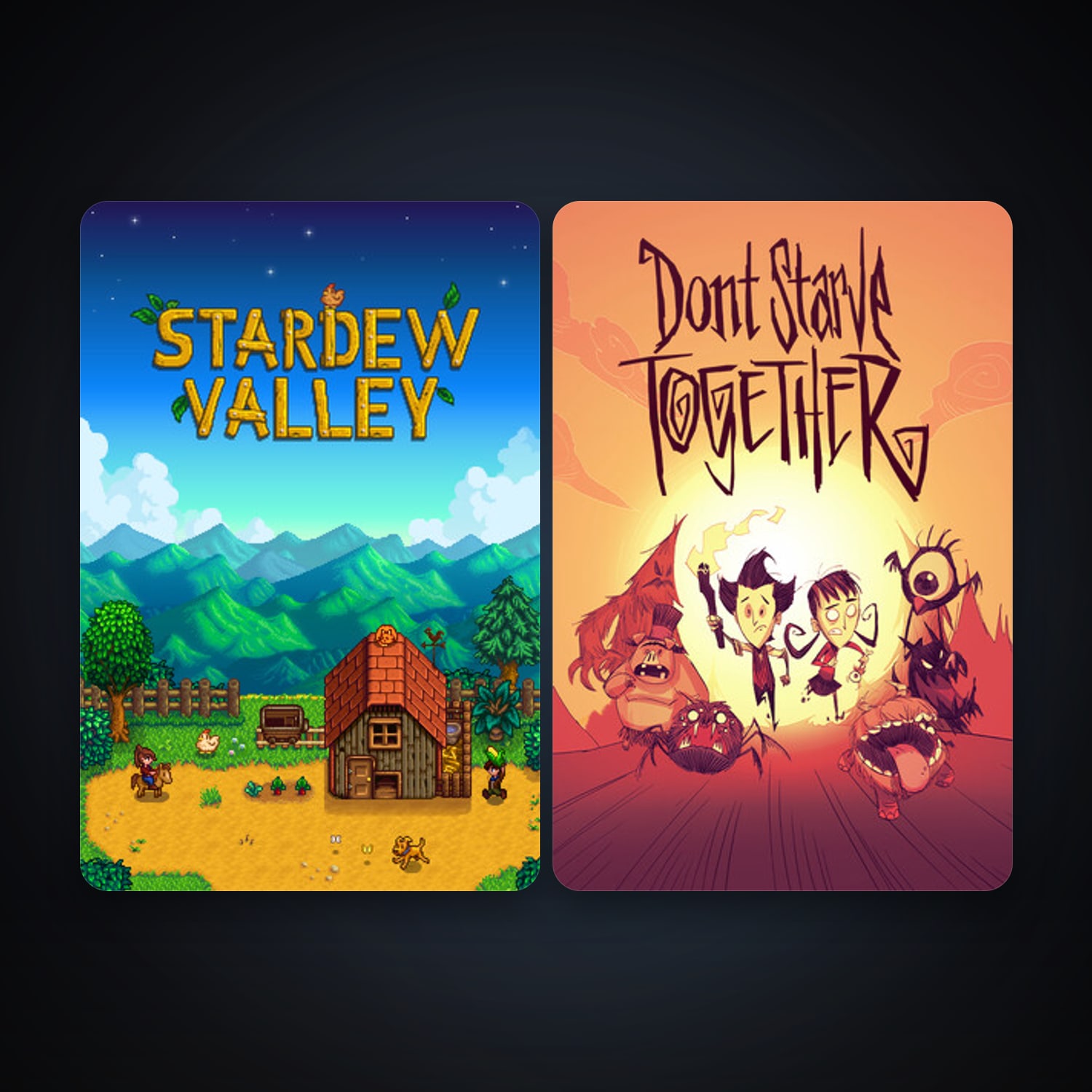 Steam account: Don't Starve Together + Stardew Valley, 2 games, clean — level 5 — HabibiAccounts