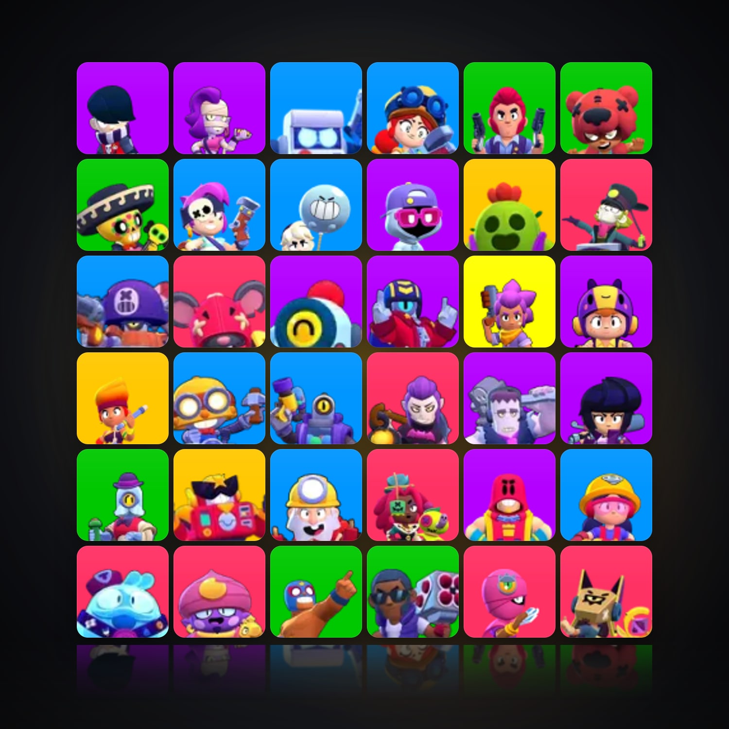 44 Brawlers | 7.3K Trophies — HabibiAccounts
