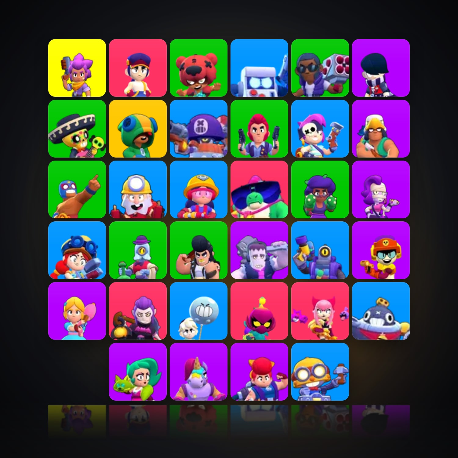 34 Brawlers | 6.6K Trophies — HabibiAccounts