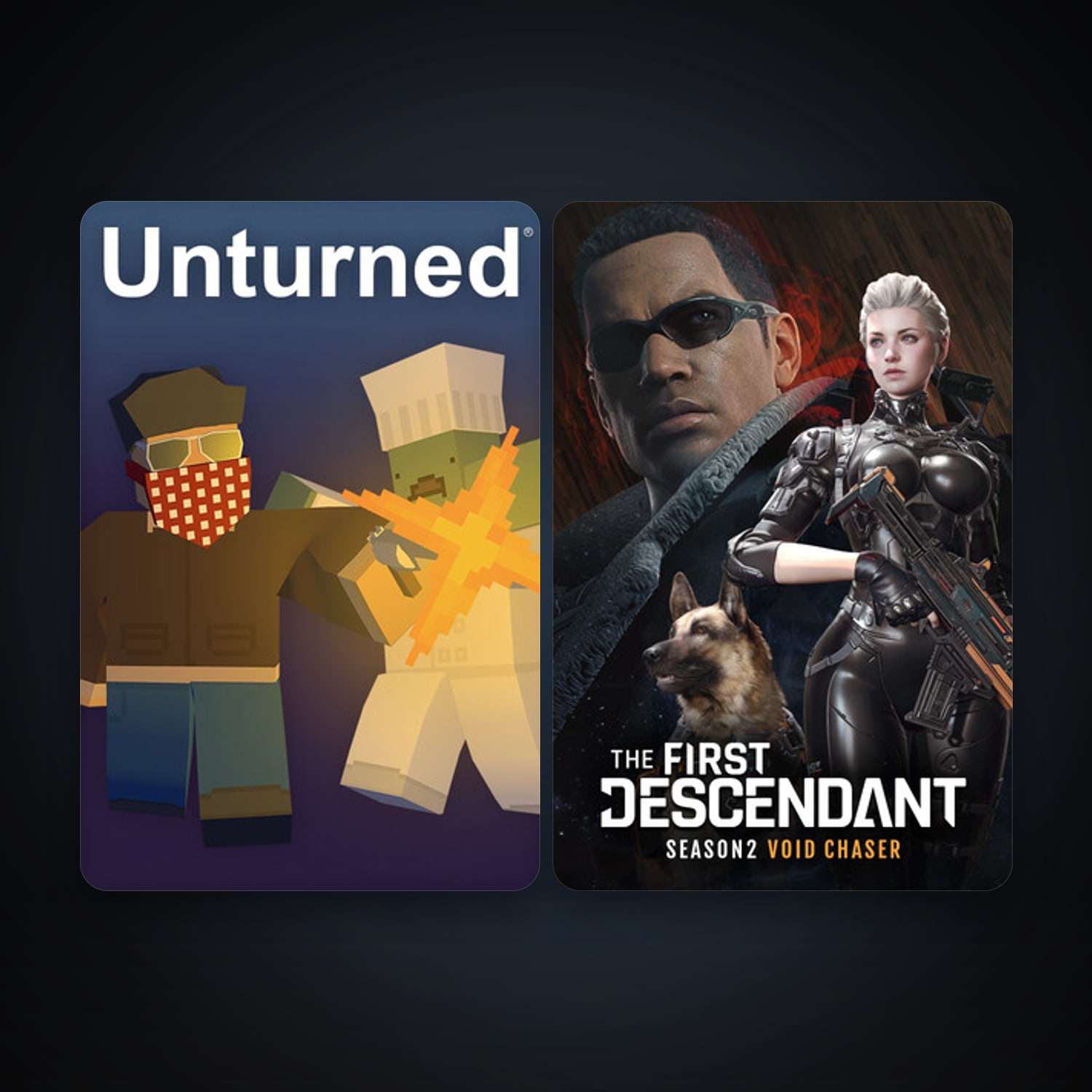 Unturned + The First Descendant, 4 games, clean — HabibiAccounts