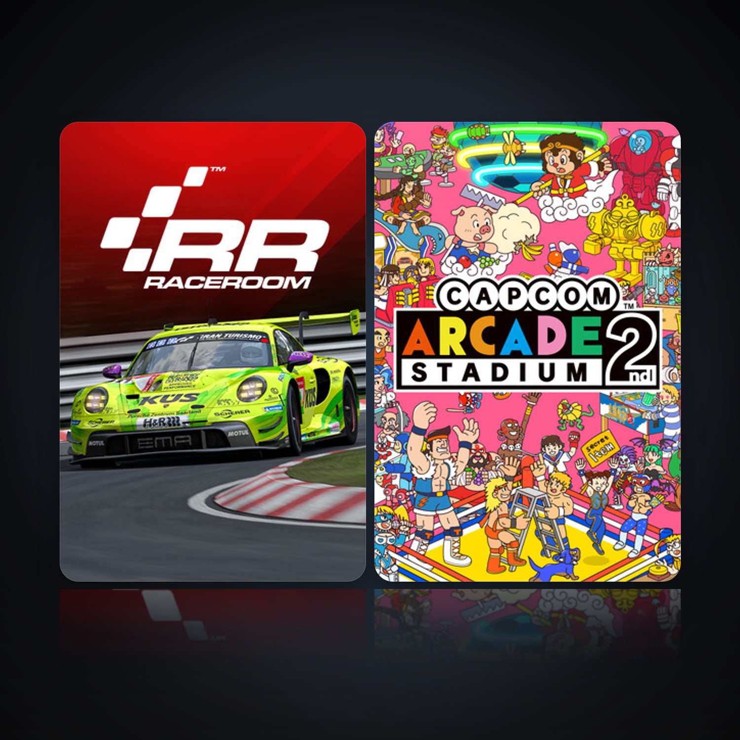 RaceRoom Racing Experience & Capcom Arcade 2nd Stadium — HabibiAccounts