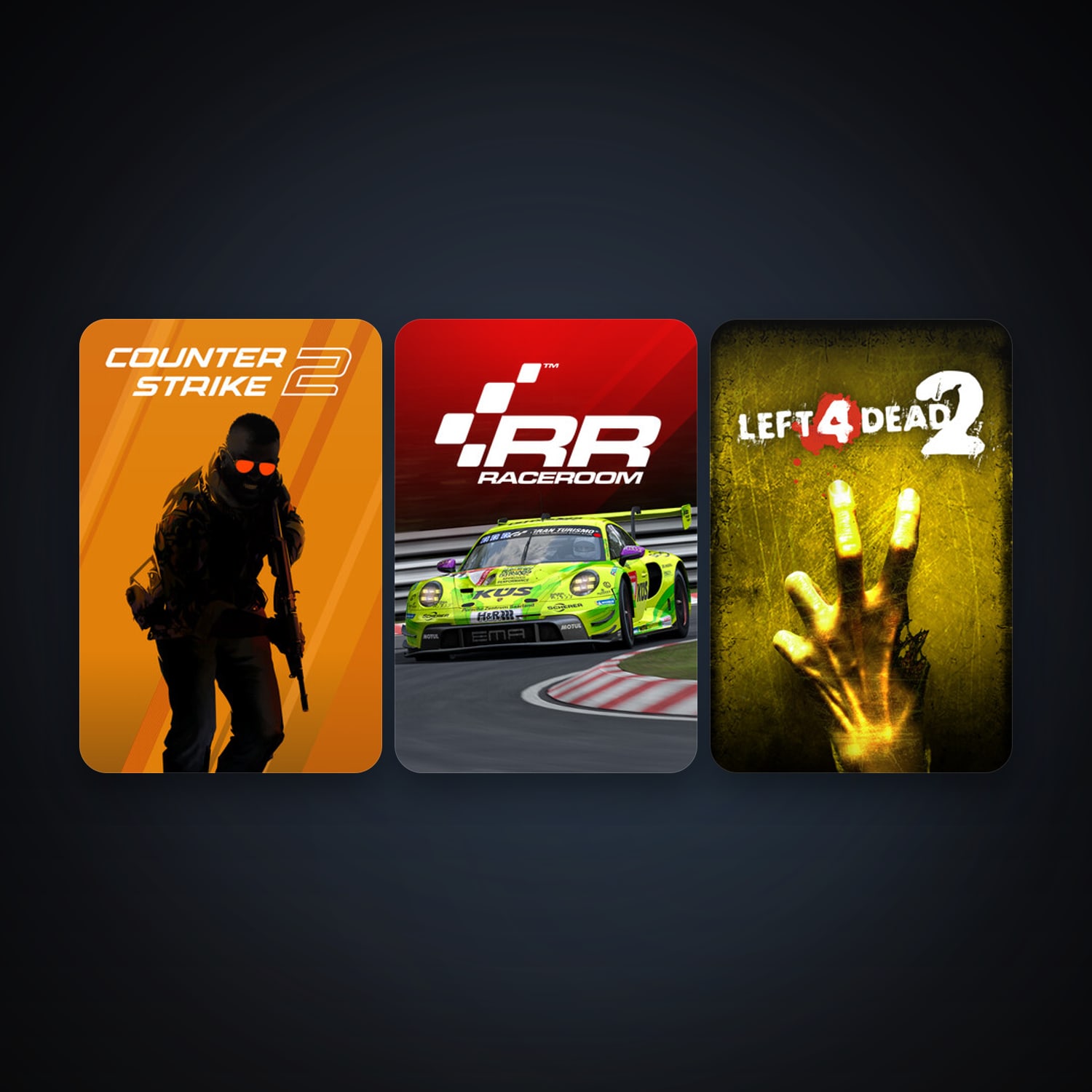 Left 4 Dead 2 + CS2 Prime, 6 games, clean — HabibiAccounts