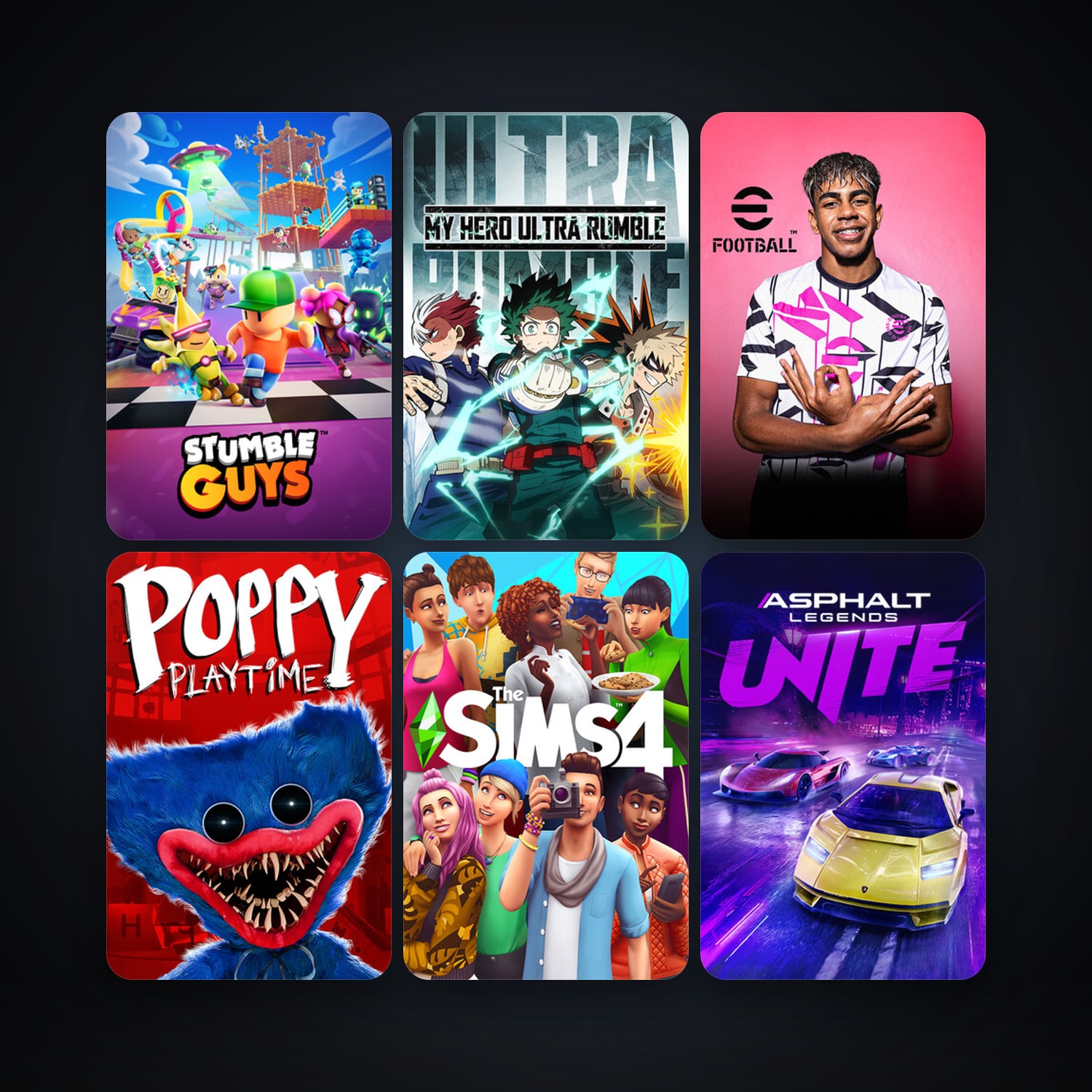 The Sims 4 + MY HERO ULTRA RUMBLE, 17 games, clean — HabibiAccounts