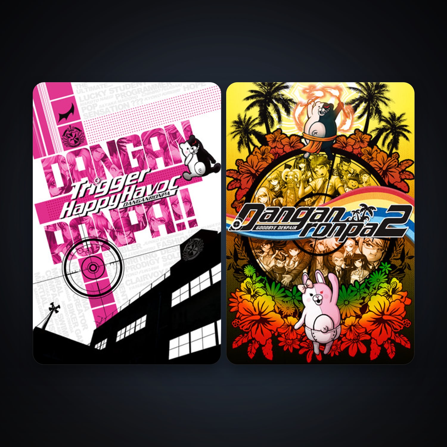 Danganronpa: Trigger Happy Havoc + Danganronpa 2: Goodbye Despair, 3 games, clean — HabibiAccounts