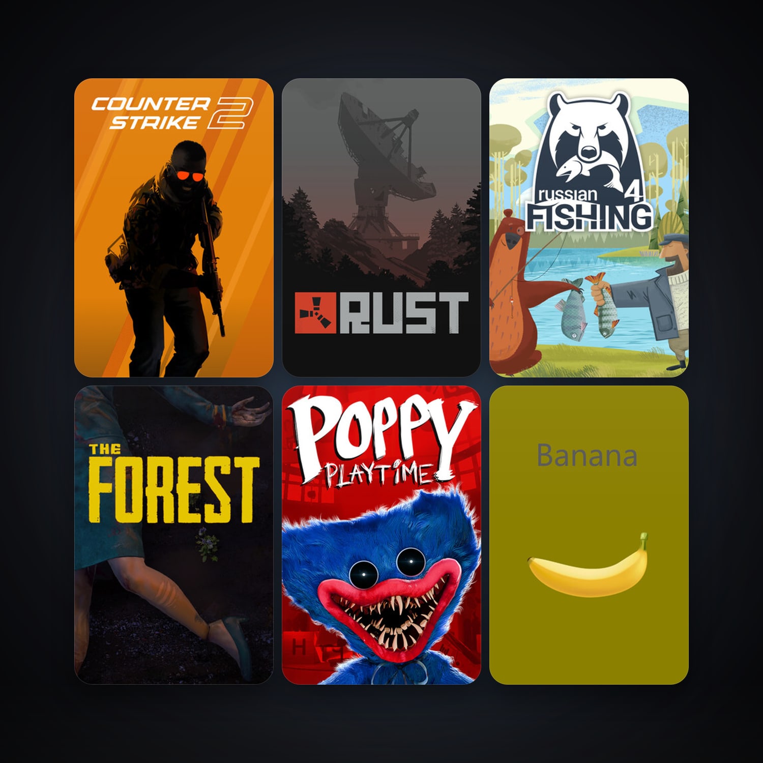 CS2 Prime + The Forest, 16 games, Steam 12, clean — HabibiAccounts