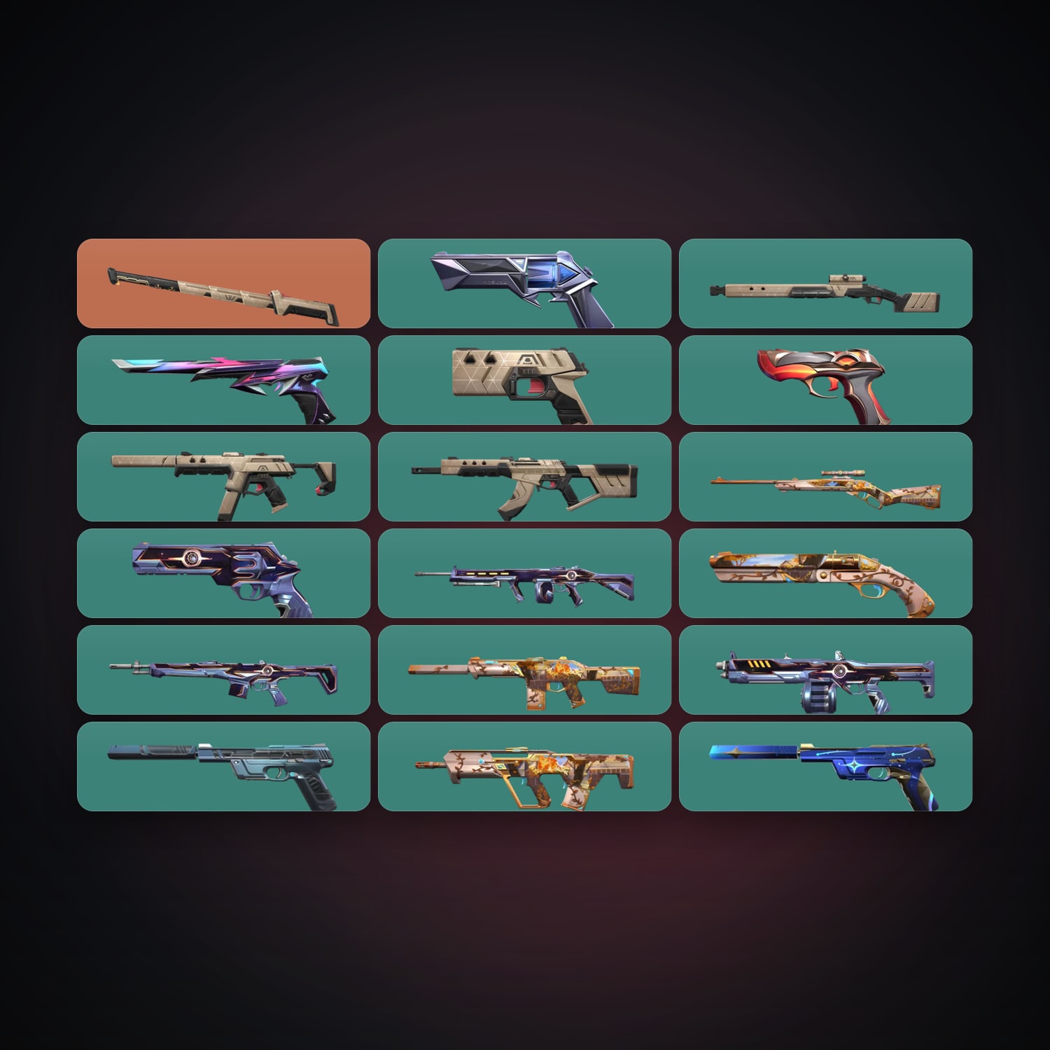 AP Gold 1 locker — 1 knives, 18 skins, lvl 133 — HabibiAccounts