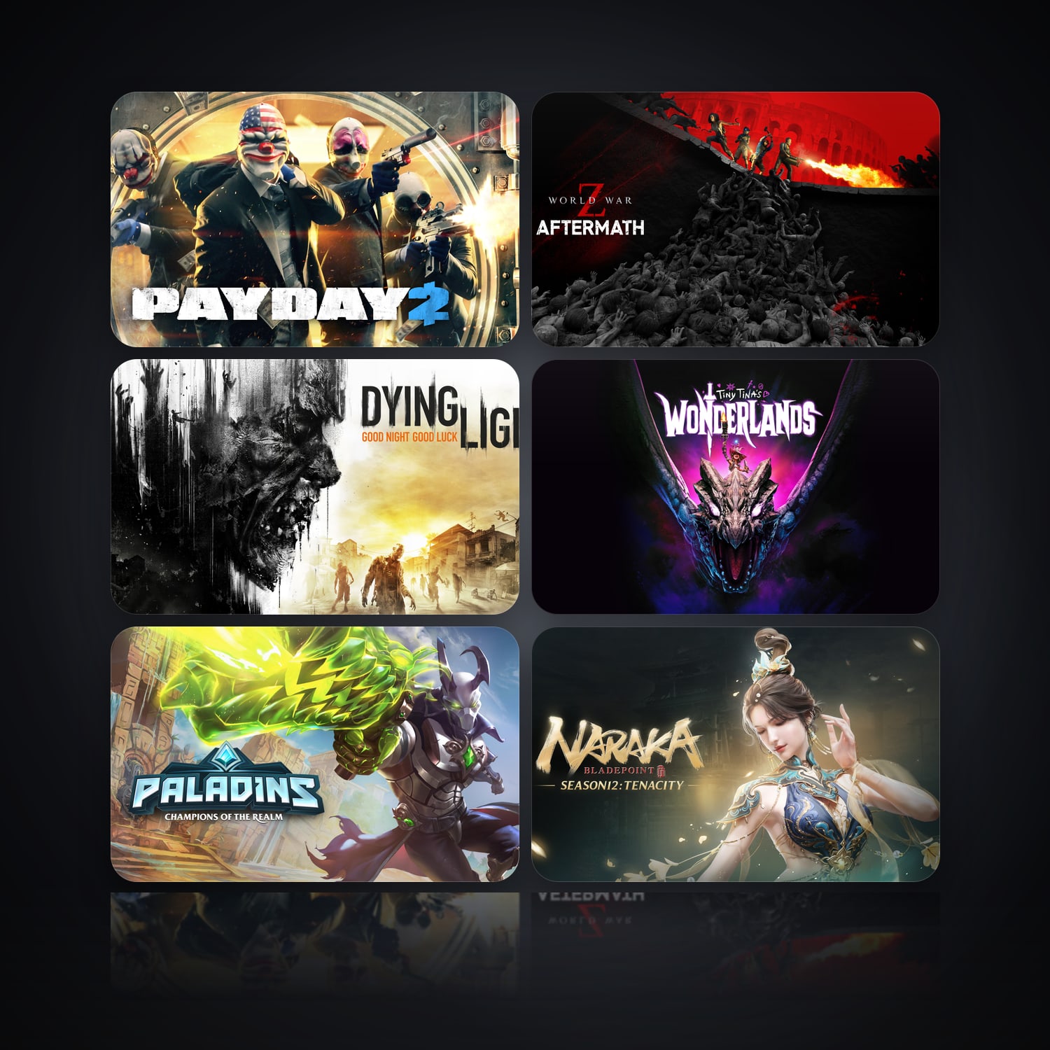 PAYDAY 2 & World War Z | 13 Games — HabibiAccounts