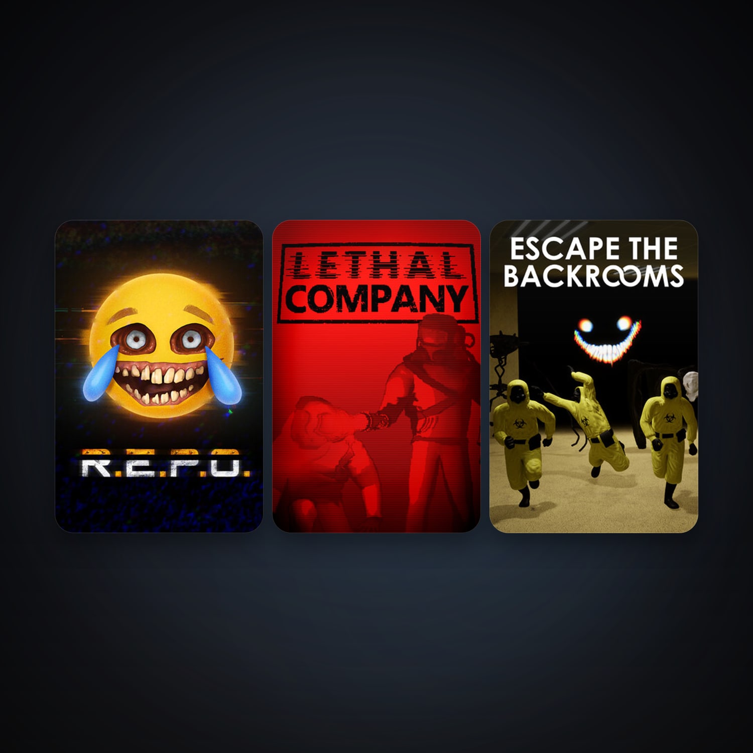 Escape the Backrooms + Lethal Company, 4 games, clean — HabibiAccounts