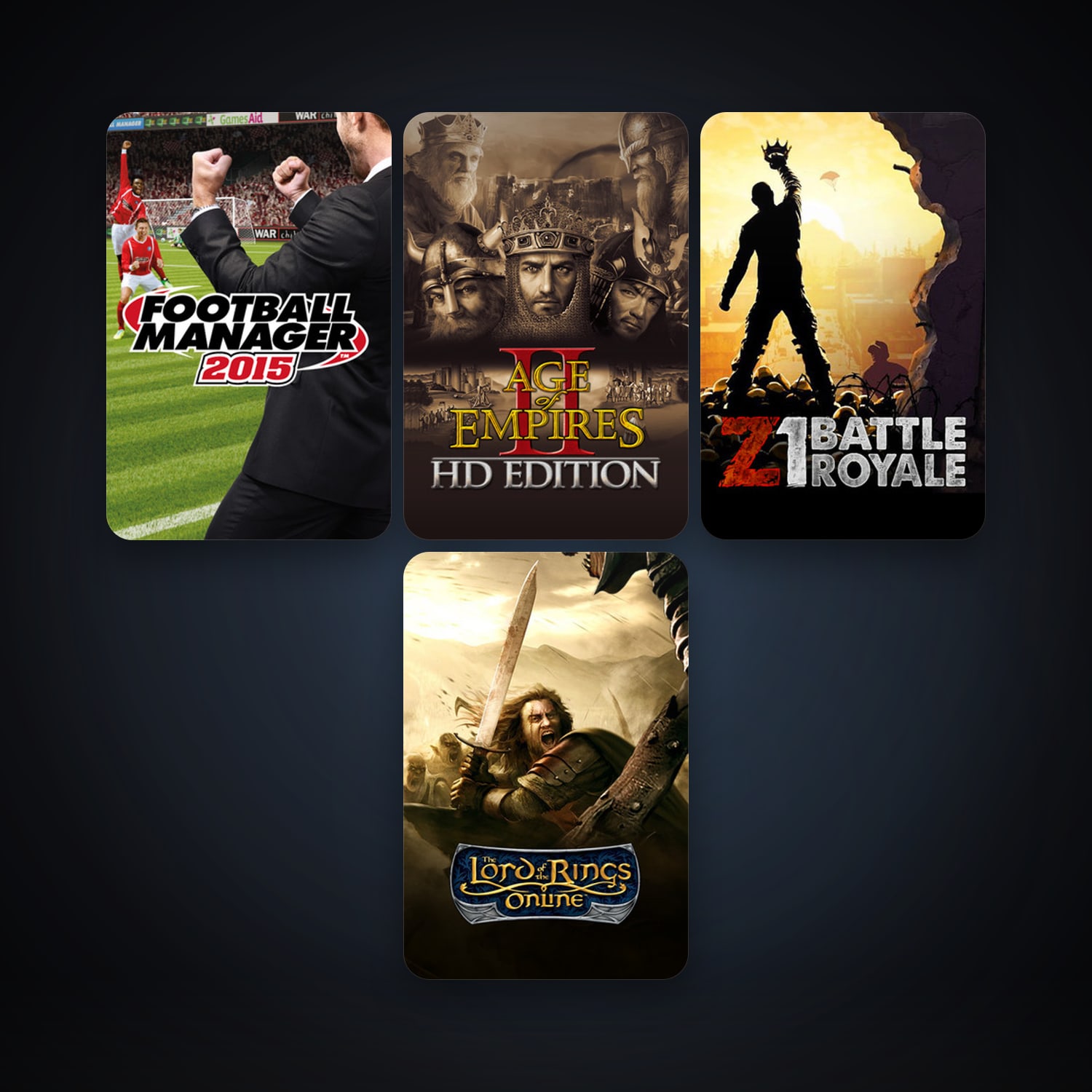 The Lord of the Rings Online + Age of Empires II, 8 games, clean — HabibiAccounts