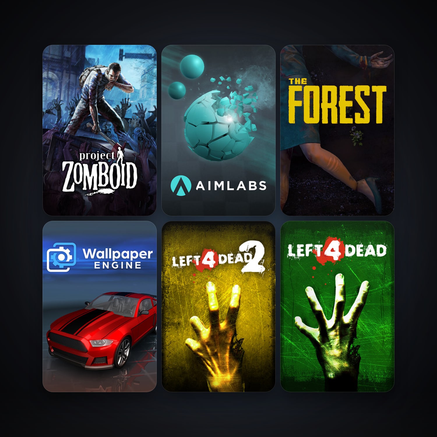 Left 4 Dead + Left 4 Dead 2, 18 games, clean — HabibiAccounts