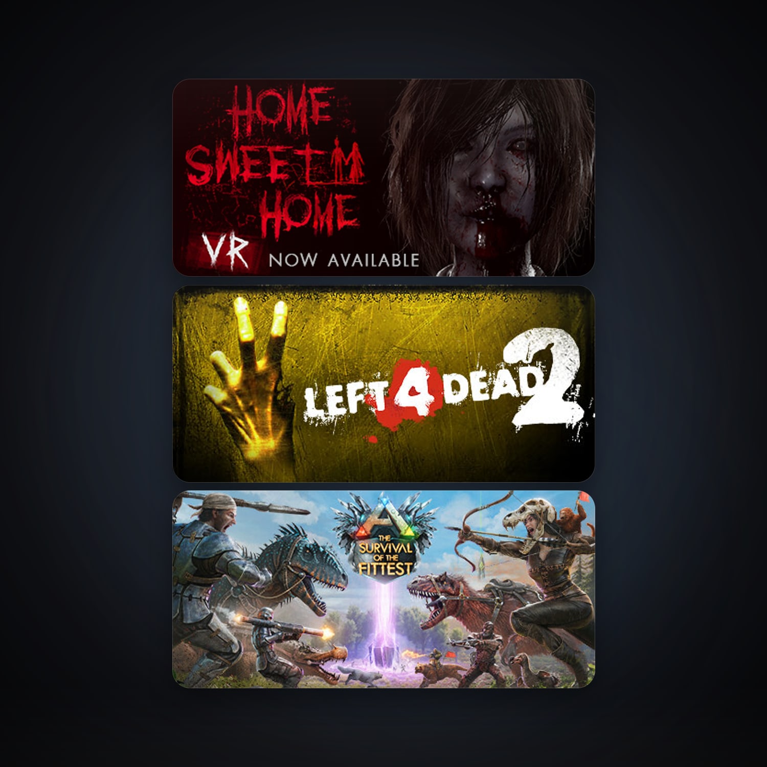 Left 4 Dead 2 + ARK: The Survival Of The Fittest, 6 games, clean — HabibiAccounts