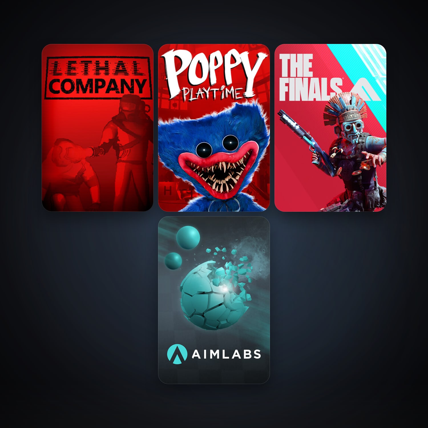 Aimlabs + Poppy Playtime, 7 games, clean — HabibiAccounts