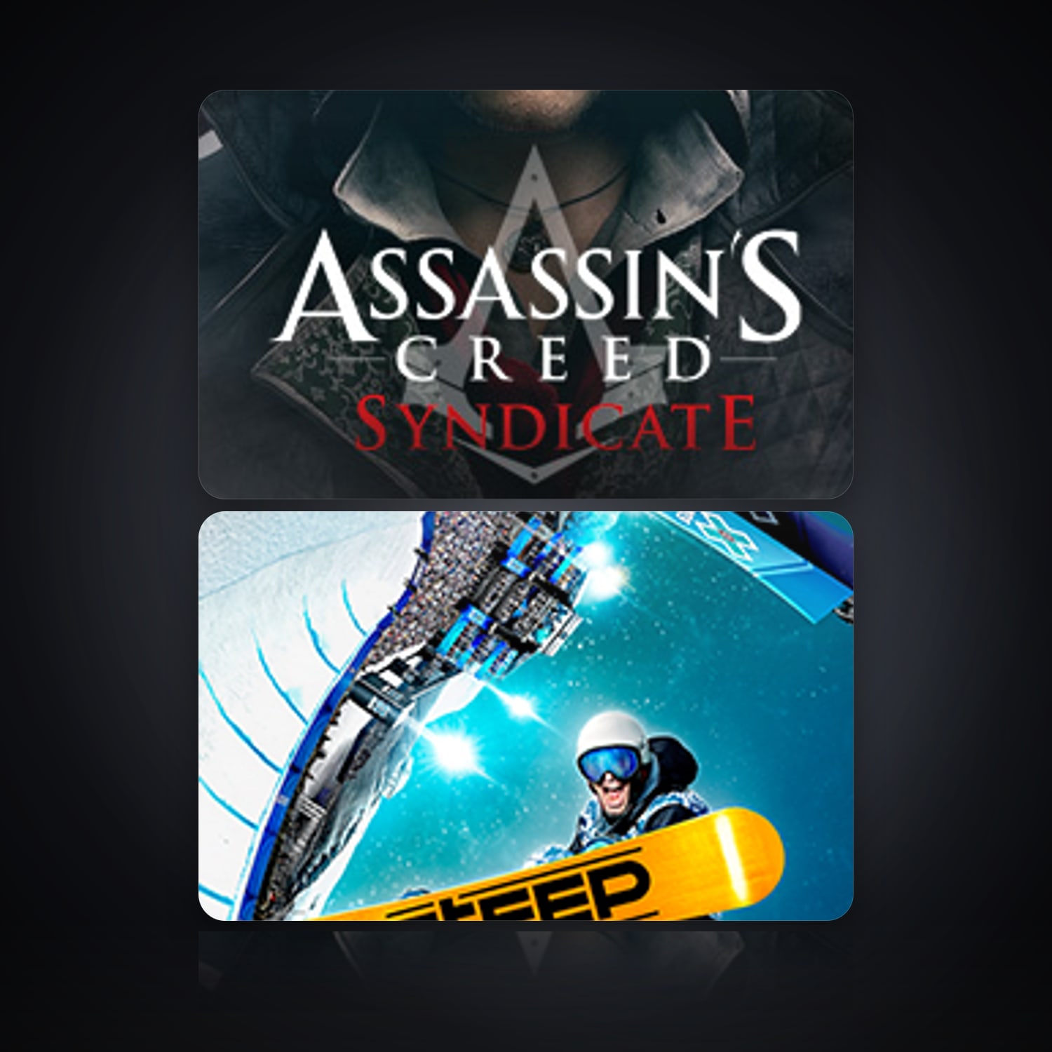Assassin's Creed Syndicate & STEEP | 2 Games — HabibiAccounts