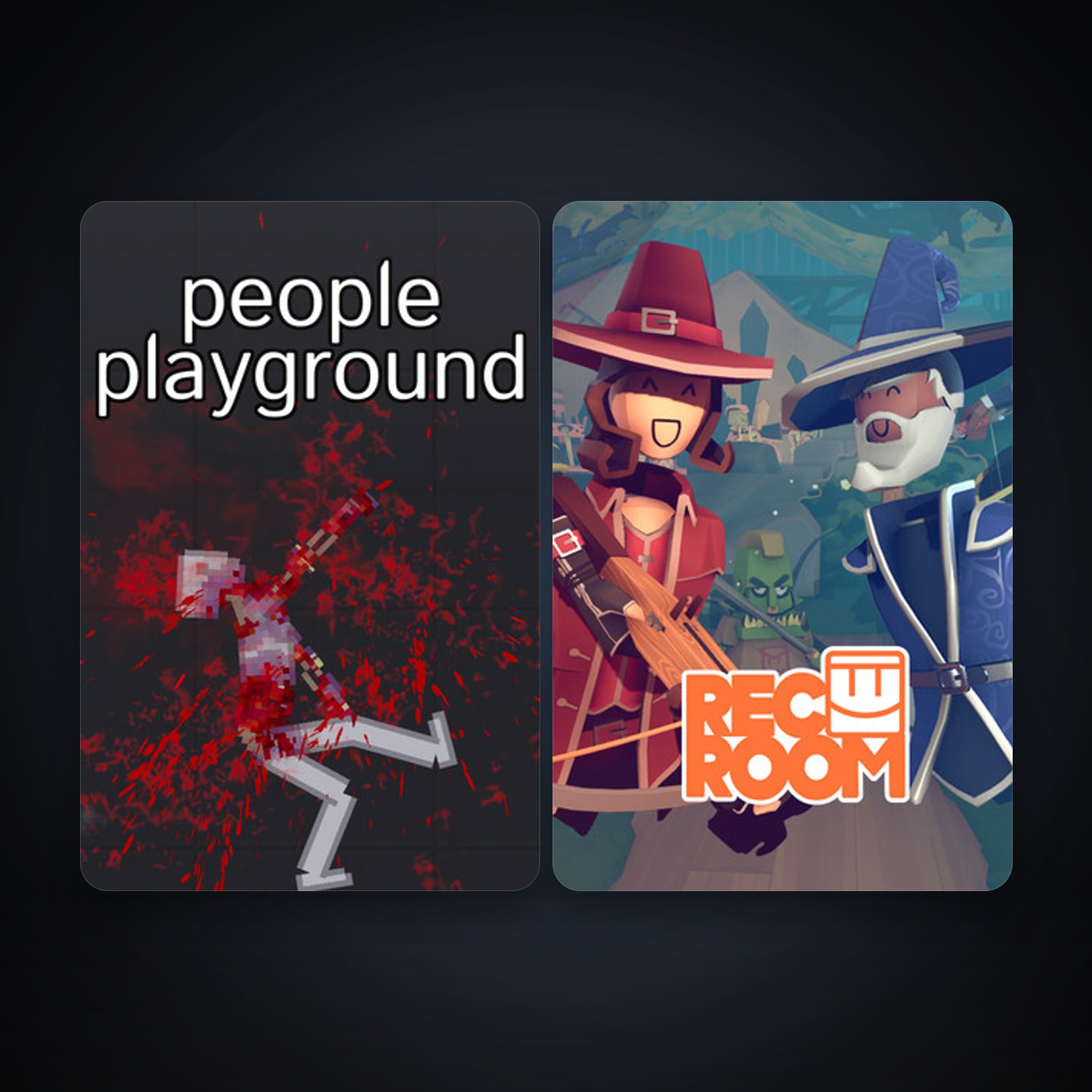 Rec Room + People Playground, 7 games, clean — HabibiAccounts
