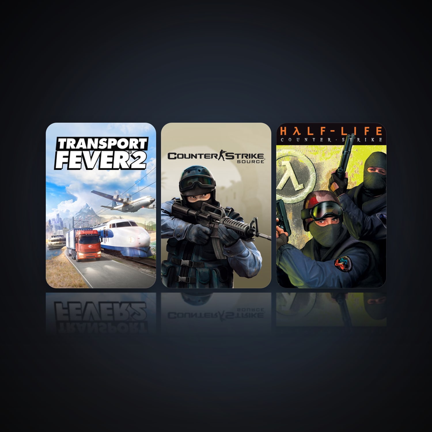 Transport Fever 2 & Counter-Strike: Source | Clean — HabibiAccounts