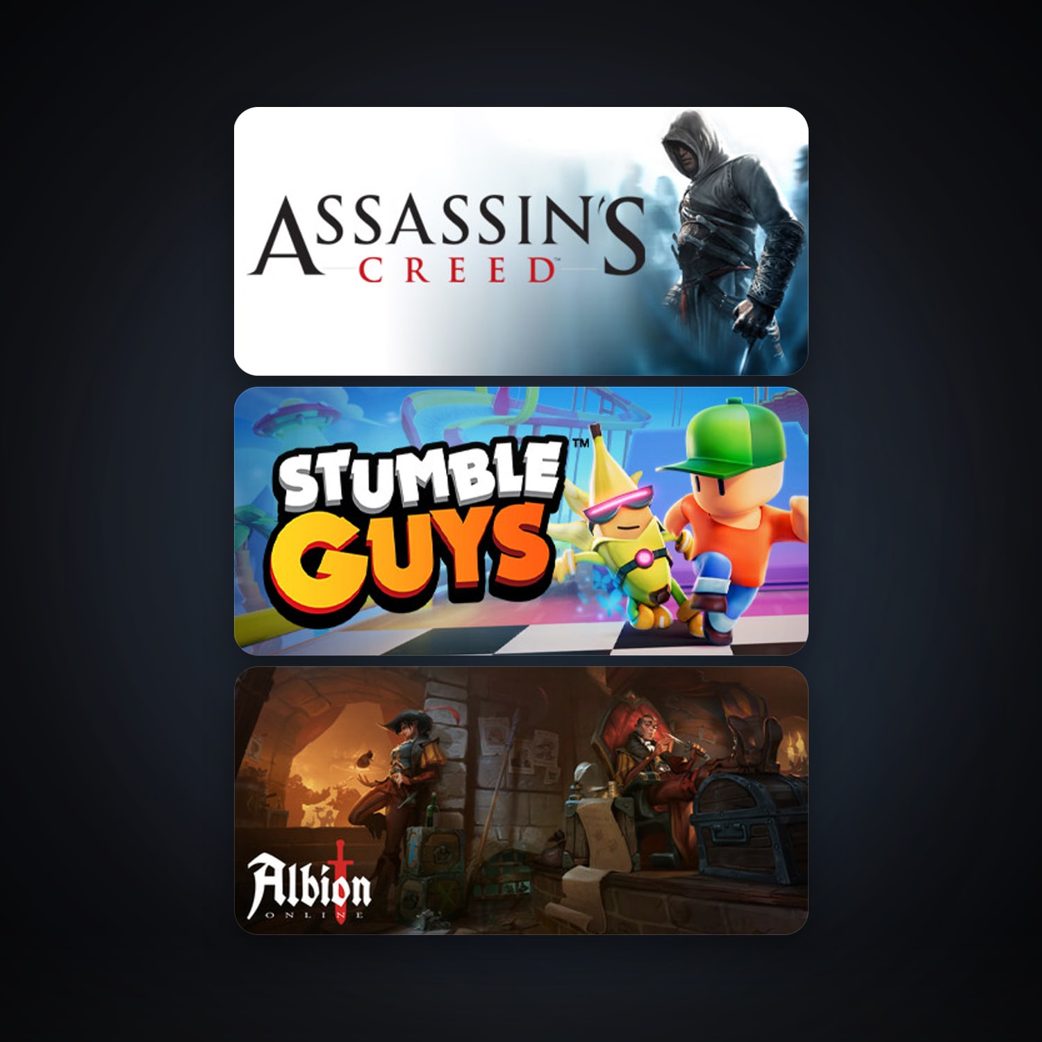 Assassin's Creed: Director's Cut Edition + Albion Online, 6 games, clean — HabibiAccounts