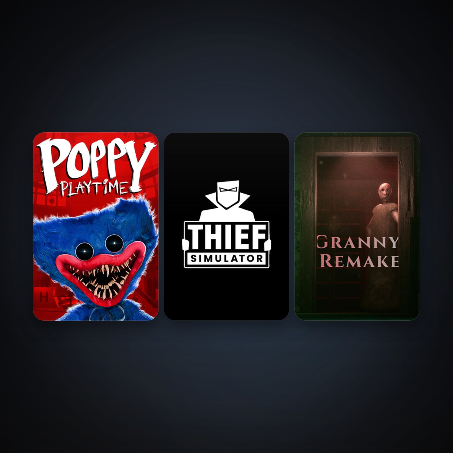 Thief Simulator + Poppy Playtime, 10 games, clean — HabibiAccounts