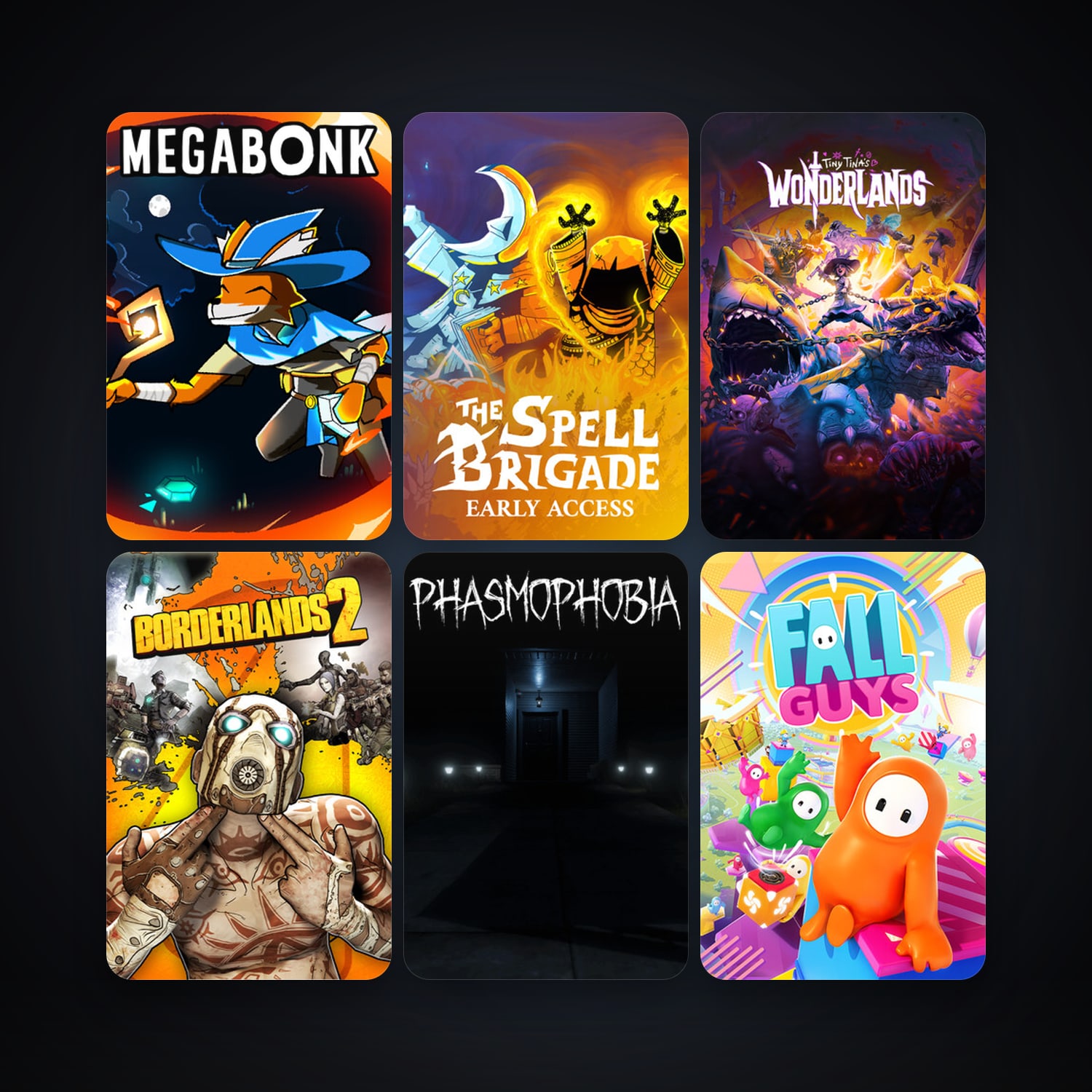 Borderlands 2 + The Forest, 38 games, clean — HabibiAccounts