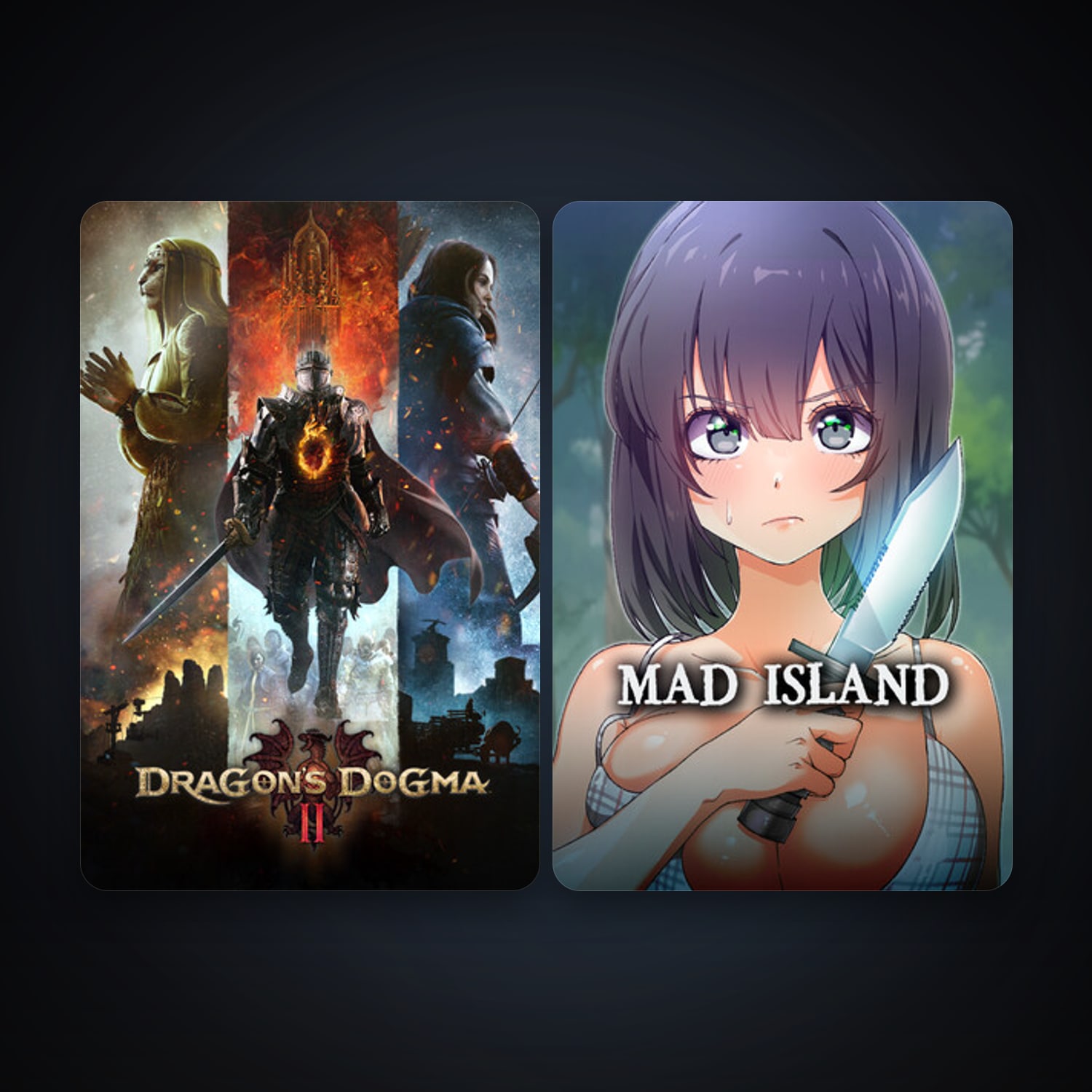 Dragon's Dogma 2 + Mad Island, 4 games, clean — HabibiAccounts