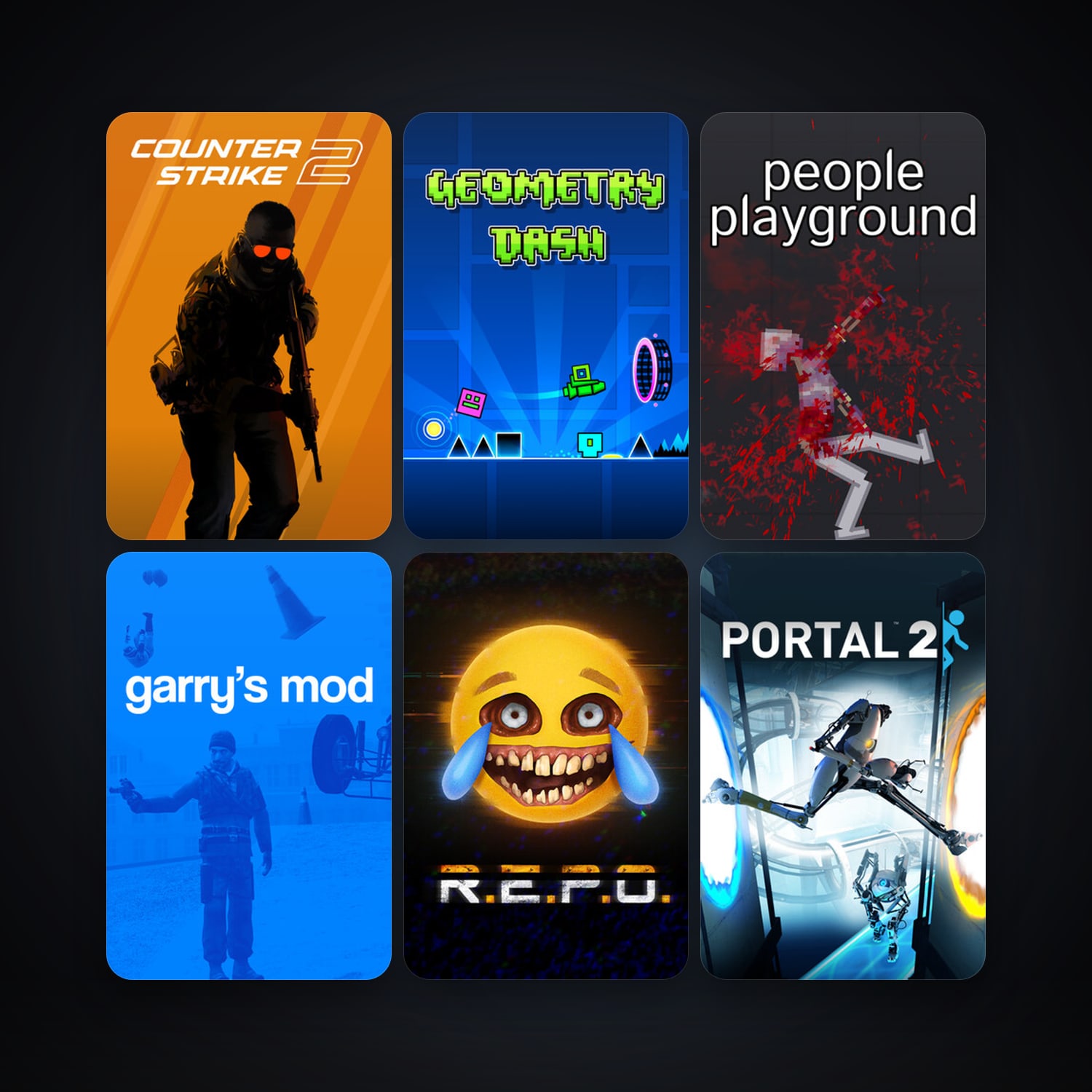 Portal 2 + CS2 Prime, 28 games, clean — HabibiAccounts
