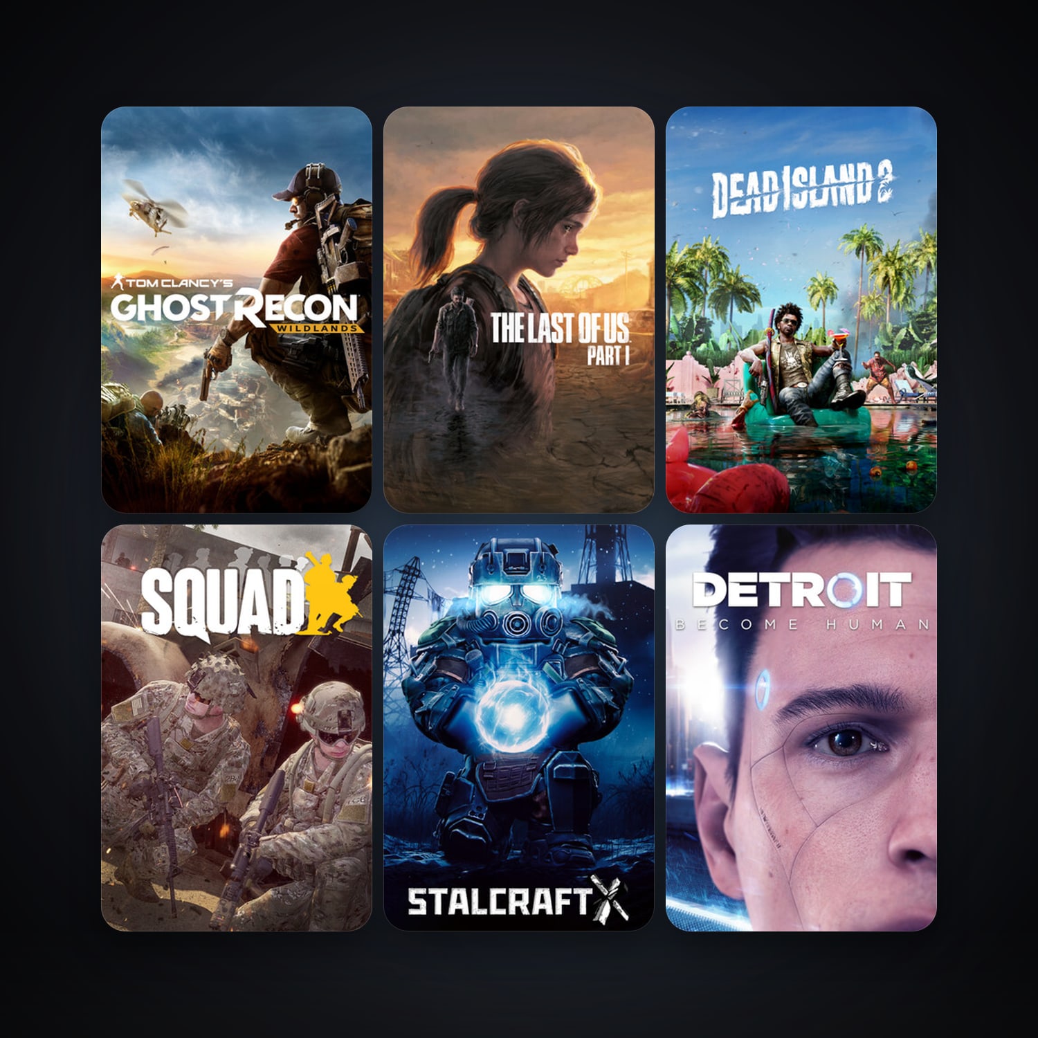 Squad + Tom Clancy's Ghost Recon Wildlands, 11 games, clean — HabibiAccounts