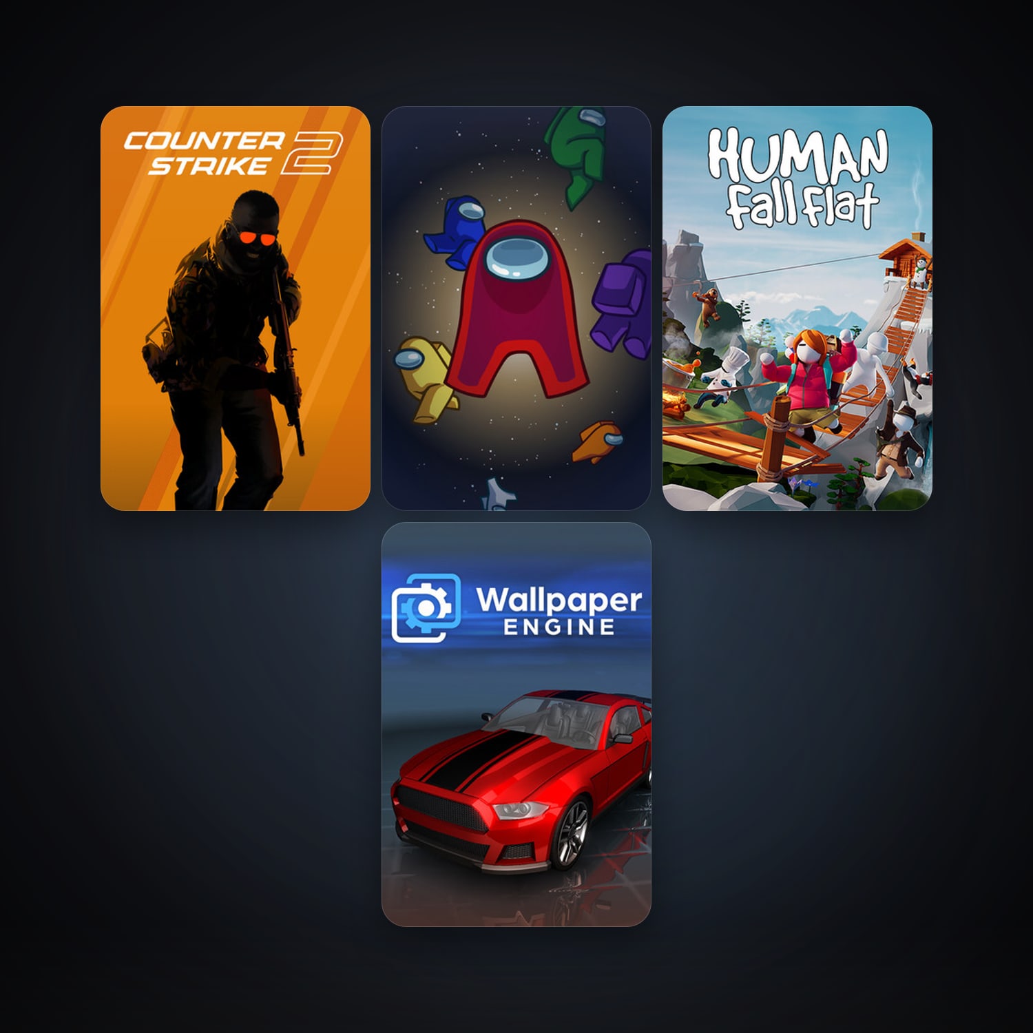 CS2 Prime + Wallpaper Engine, 5 games, clean — HabibiAccounts